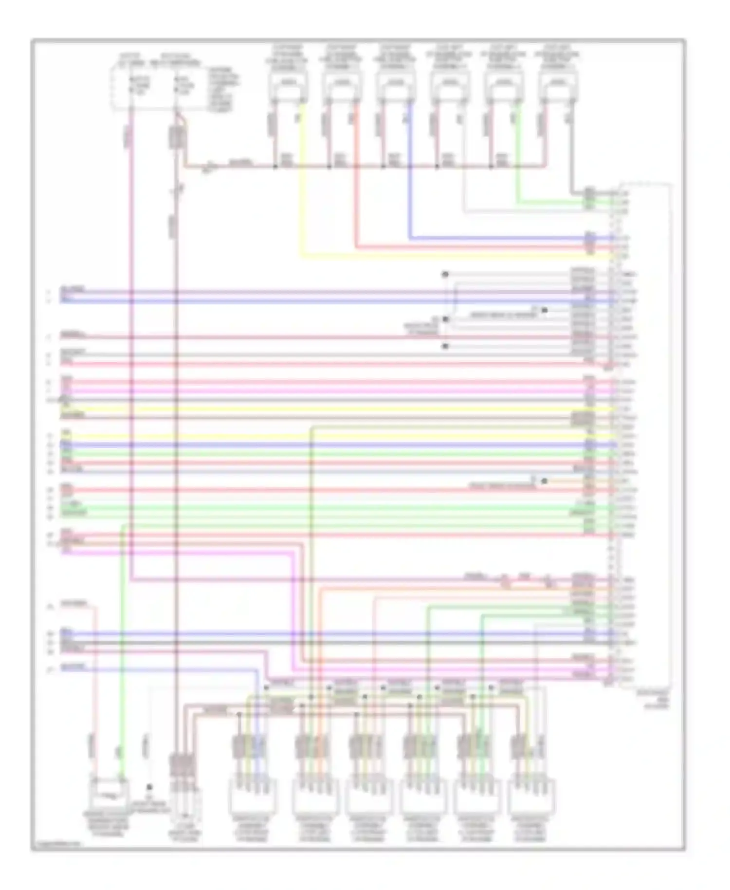 4Runner Toyota V (2009-2013): Wiring diagram engine performance 4.0l (6 of 6)