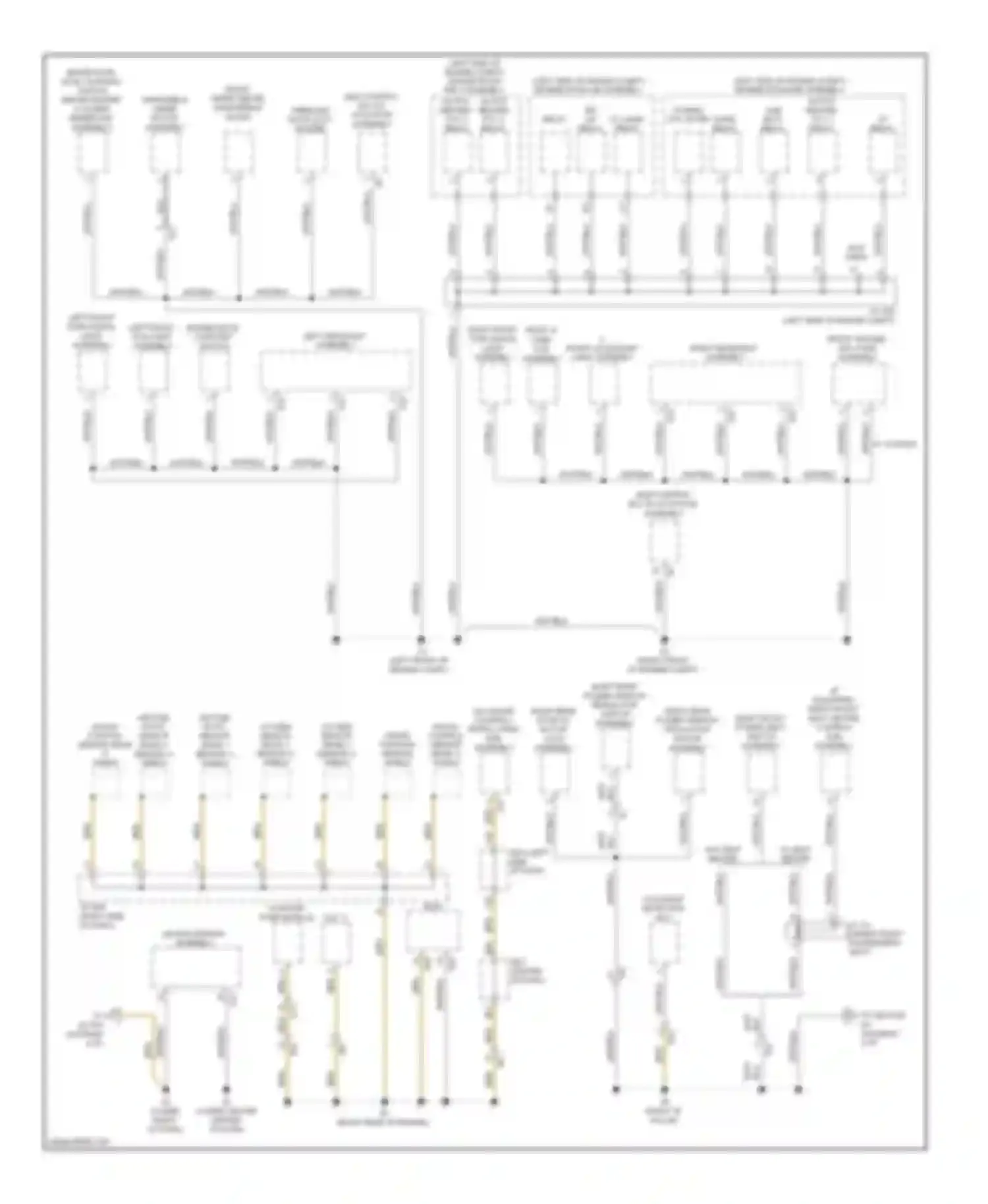 4Runner Toyota V (2009-2013): Ground distribution circuit (1 of 4)