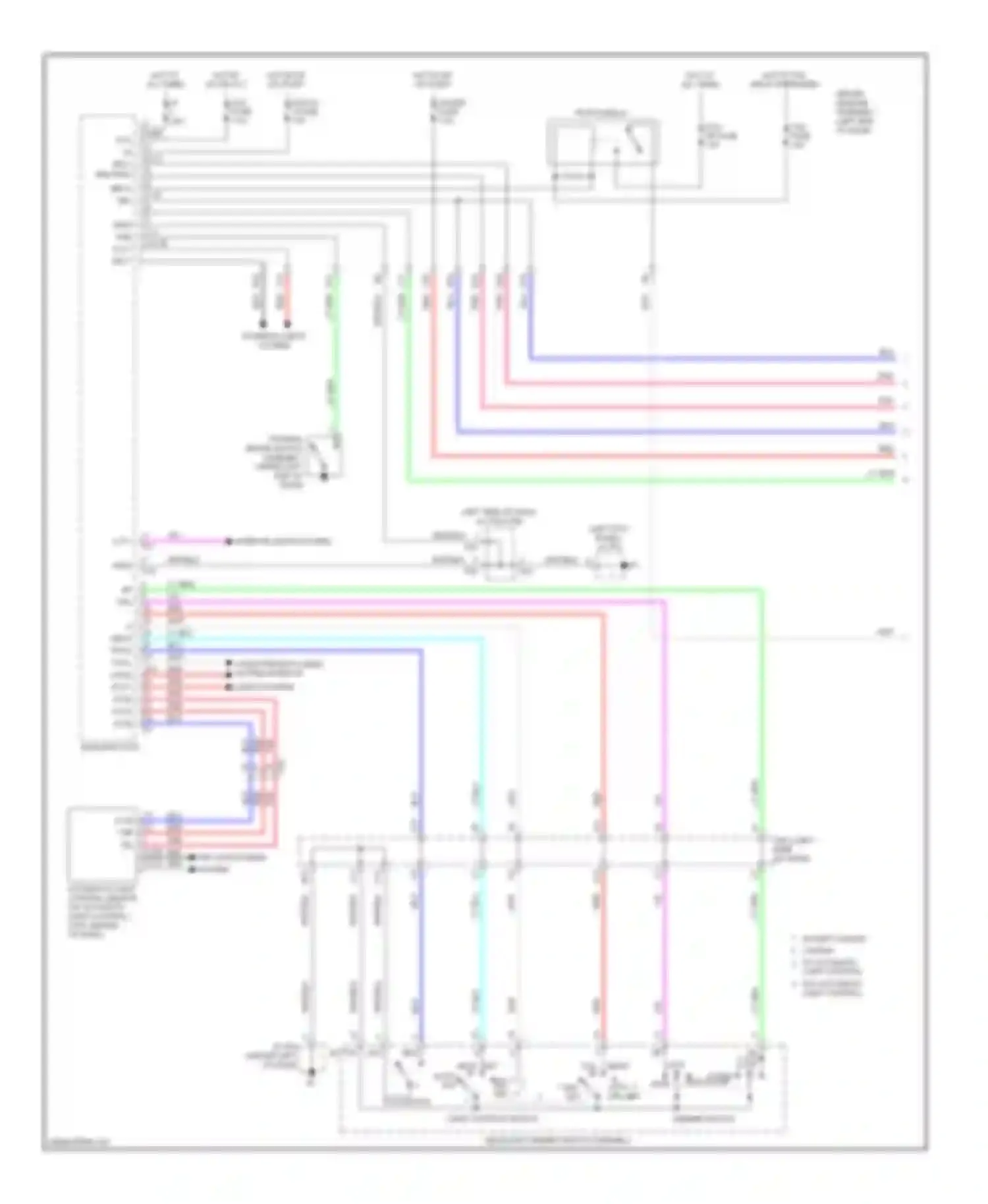 4Runner Toyota V (2009-2013): Headlights circuit (1 of 2)