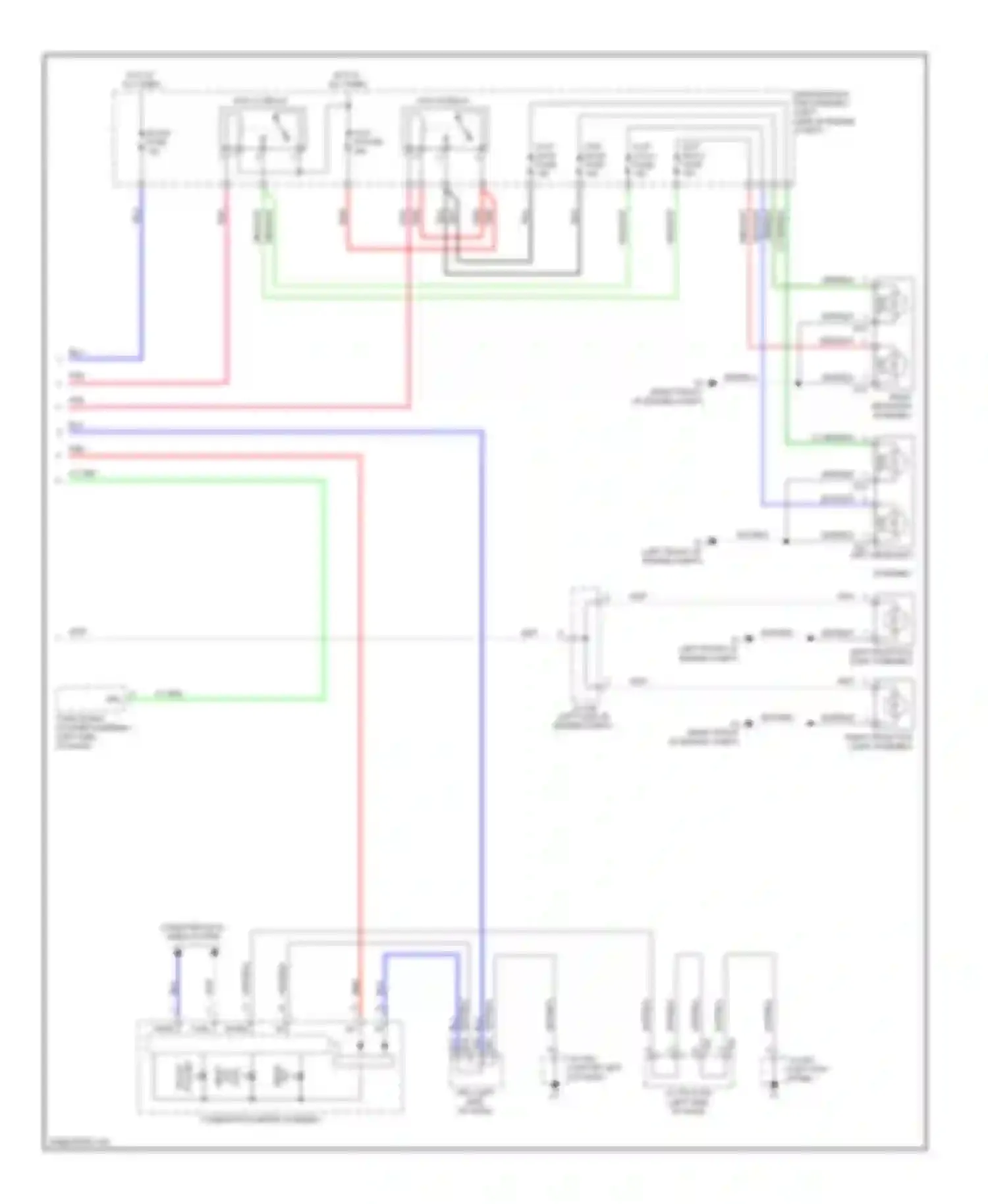 4Runner Toyota V (2009-2013): Headlights circuit (2 of 2)