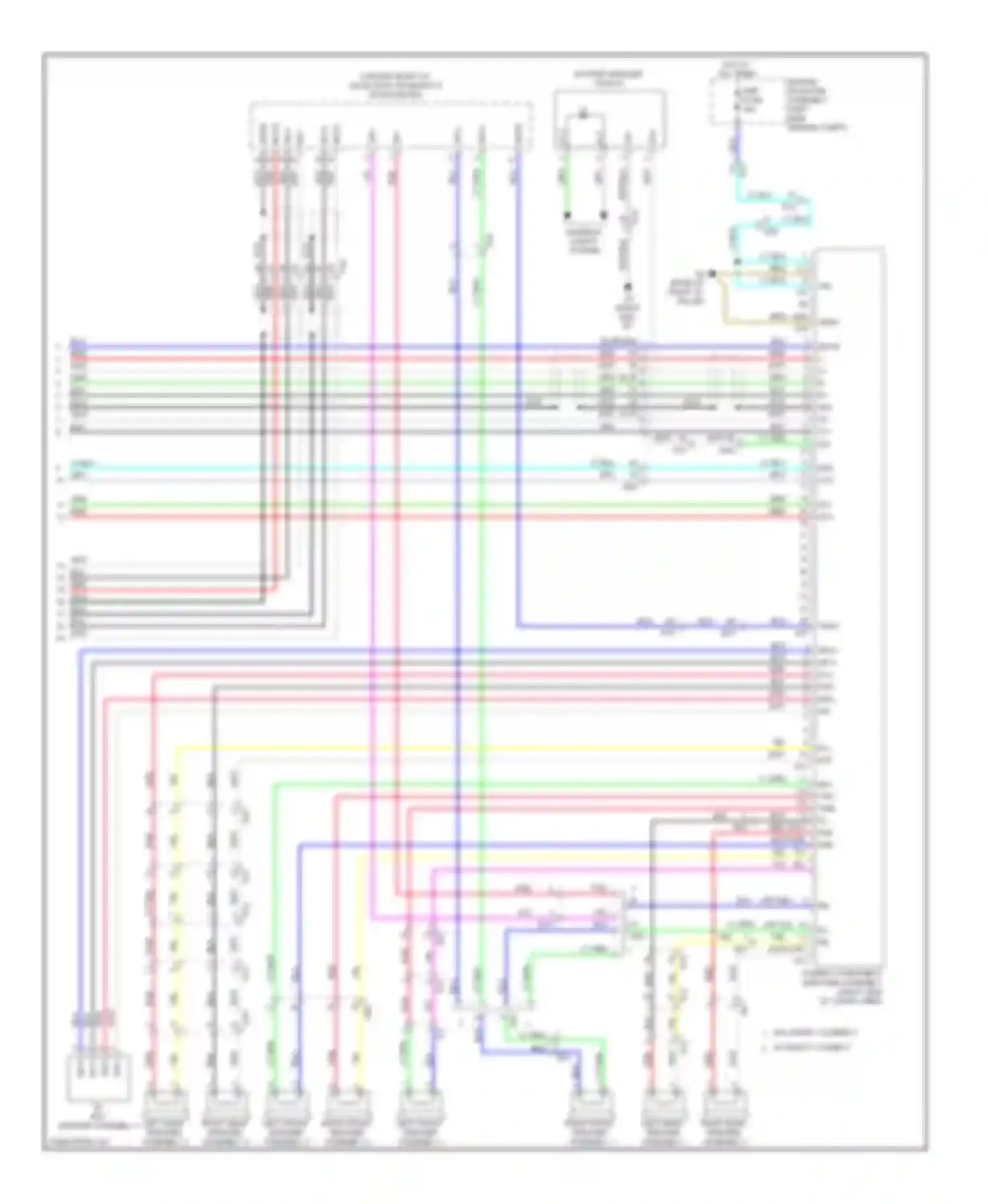 4Runner Toyota V (2009-2013): Navigation circuit (3 of 3)