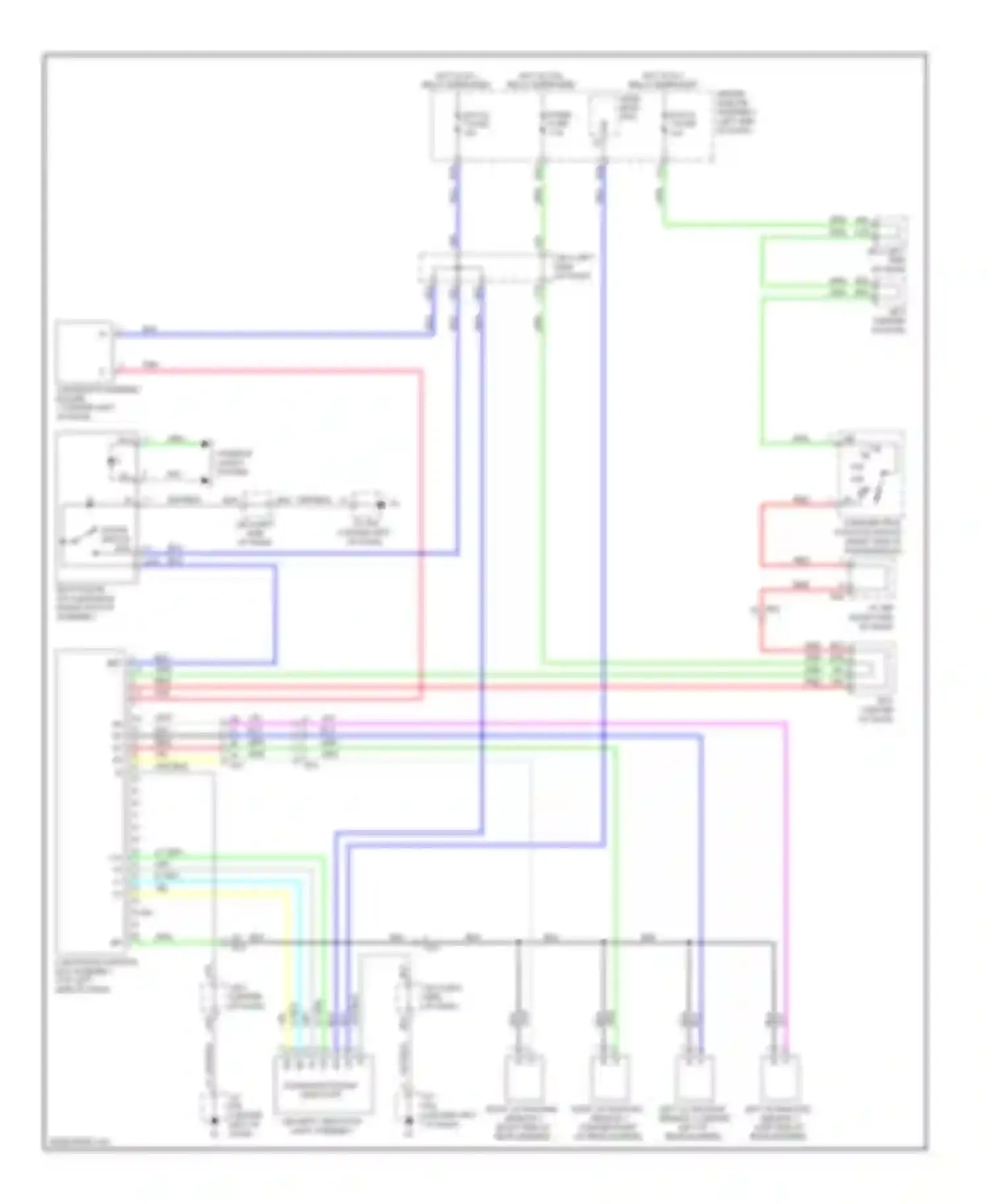 4Runner Toyota V (2009-2013): Parking assistant circuit