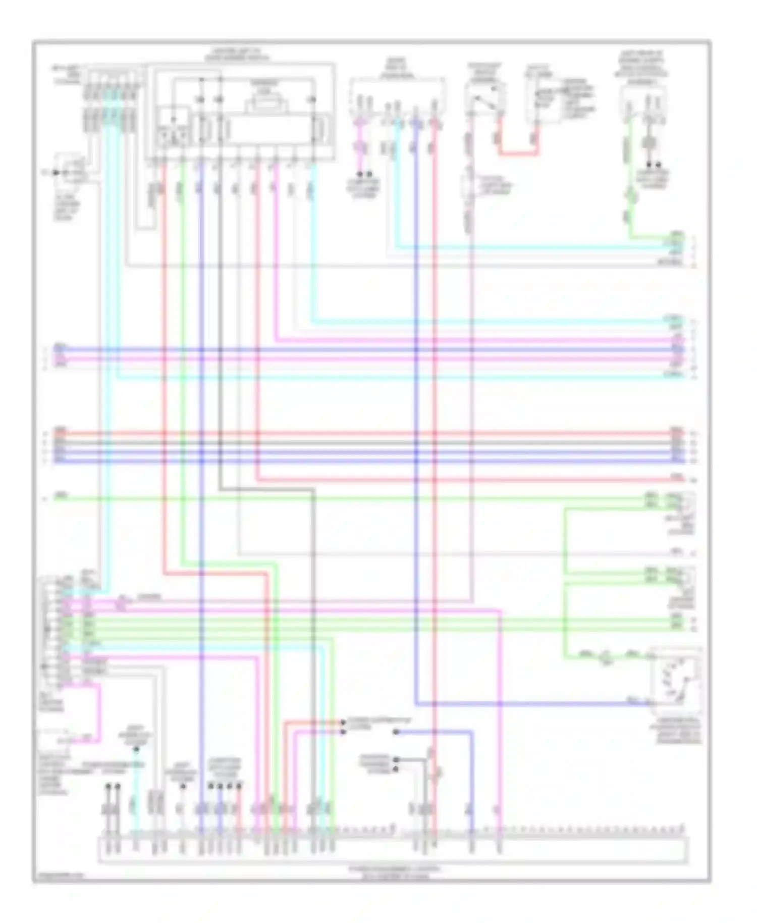 4Runner Toyota V (2009-2013): Power door locks circuit, with smart key system (3 of 5)