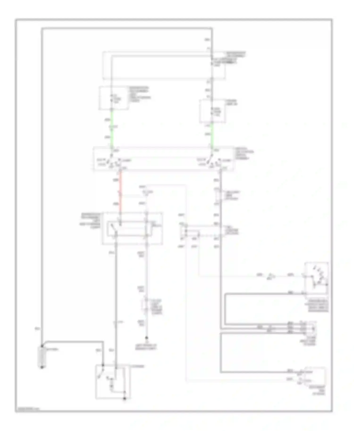 4Runner Toyota V (2009-2013): Starting circuit, without smart key system