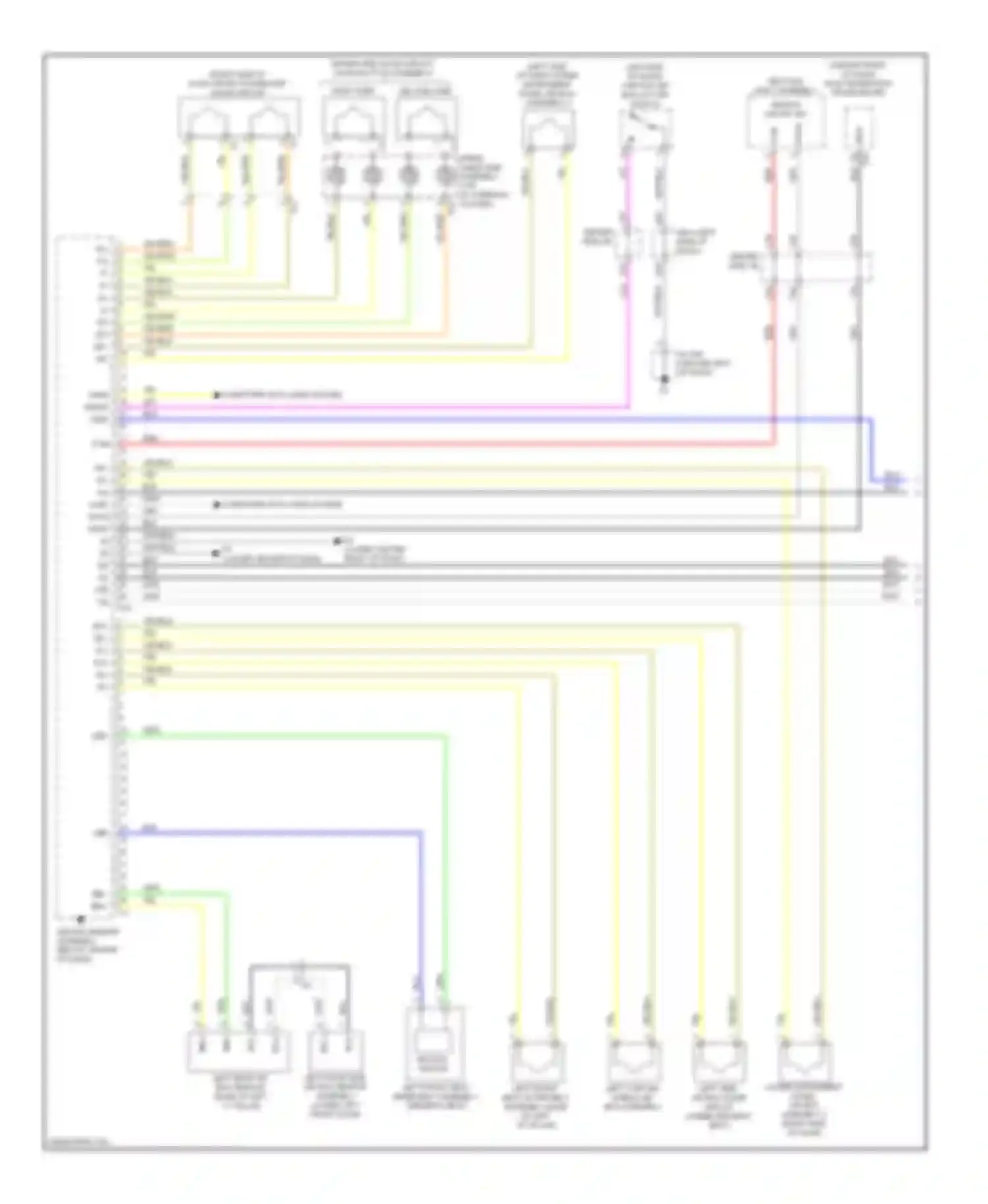 4Runner Toyota V (2009-2013): Supplemental restraints circuit (1 of 3)