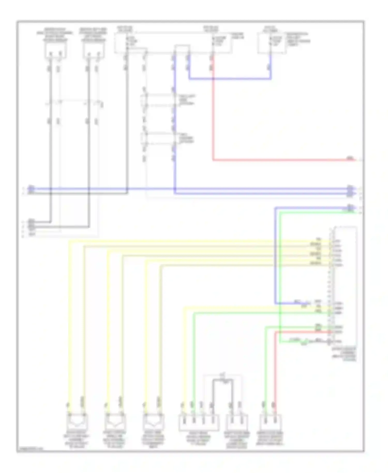 4Runner Toyota V (2009-2013): Supplemental restraints circuit (2 of 3)