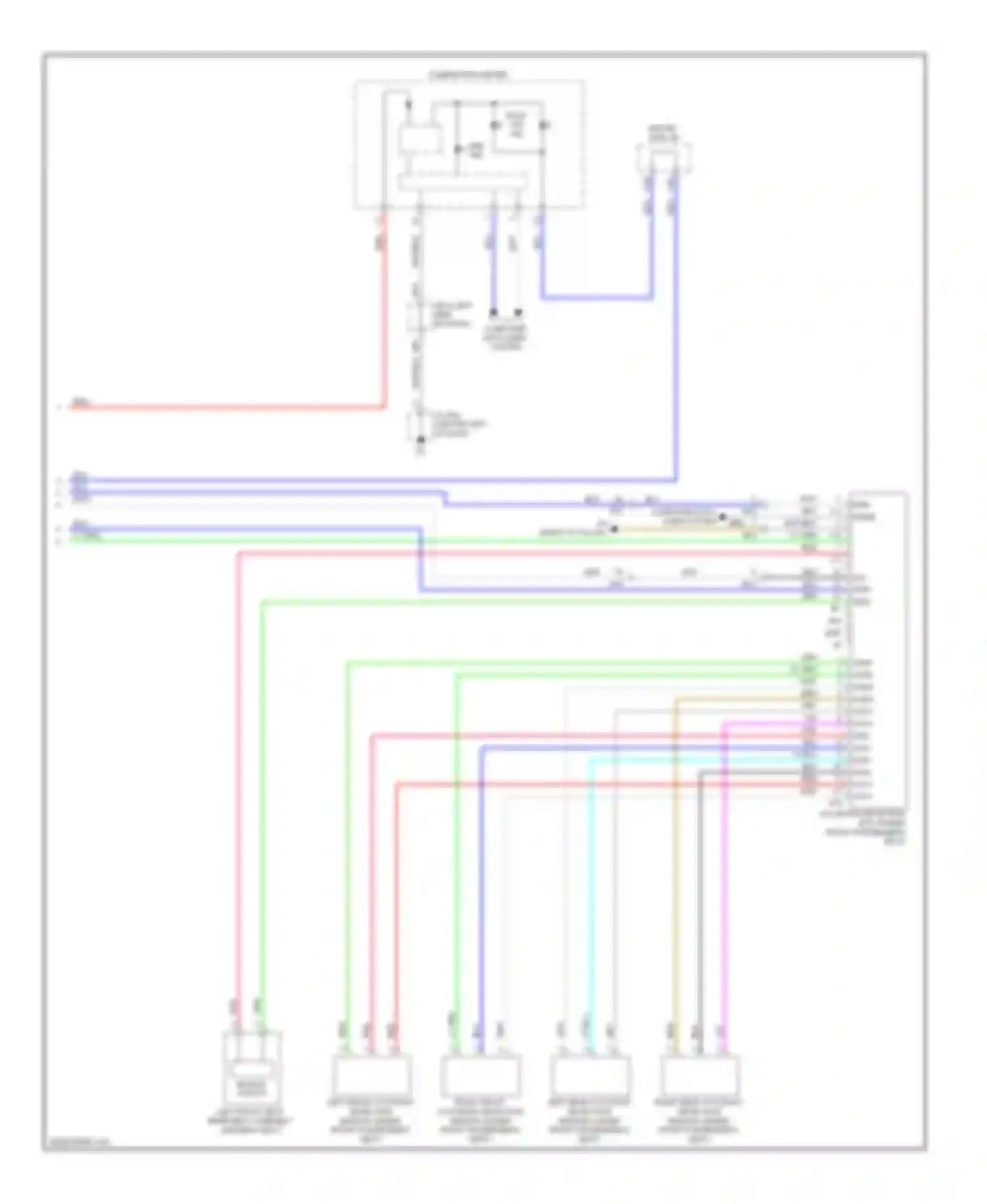 4Runner Toyota V (2009-2013): Supplemental restraints circuit (3 of 3)