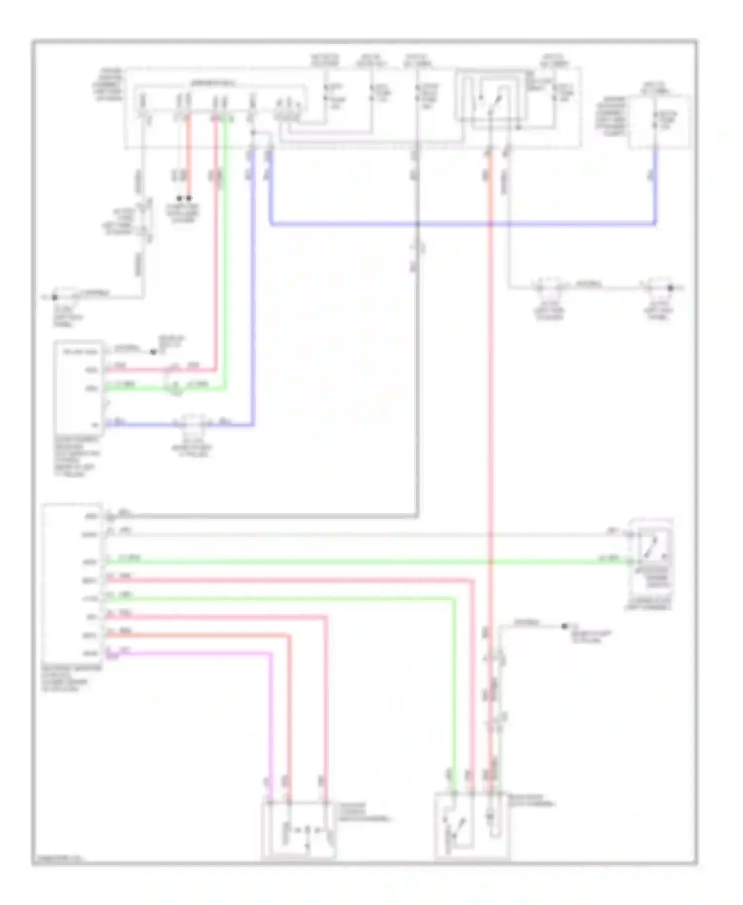 4Runner Toyota V (2009-2013): Back door opener circuit