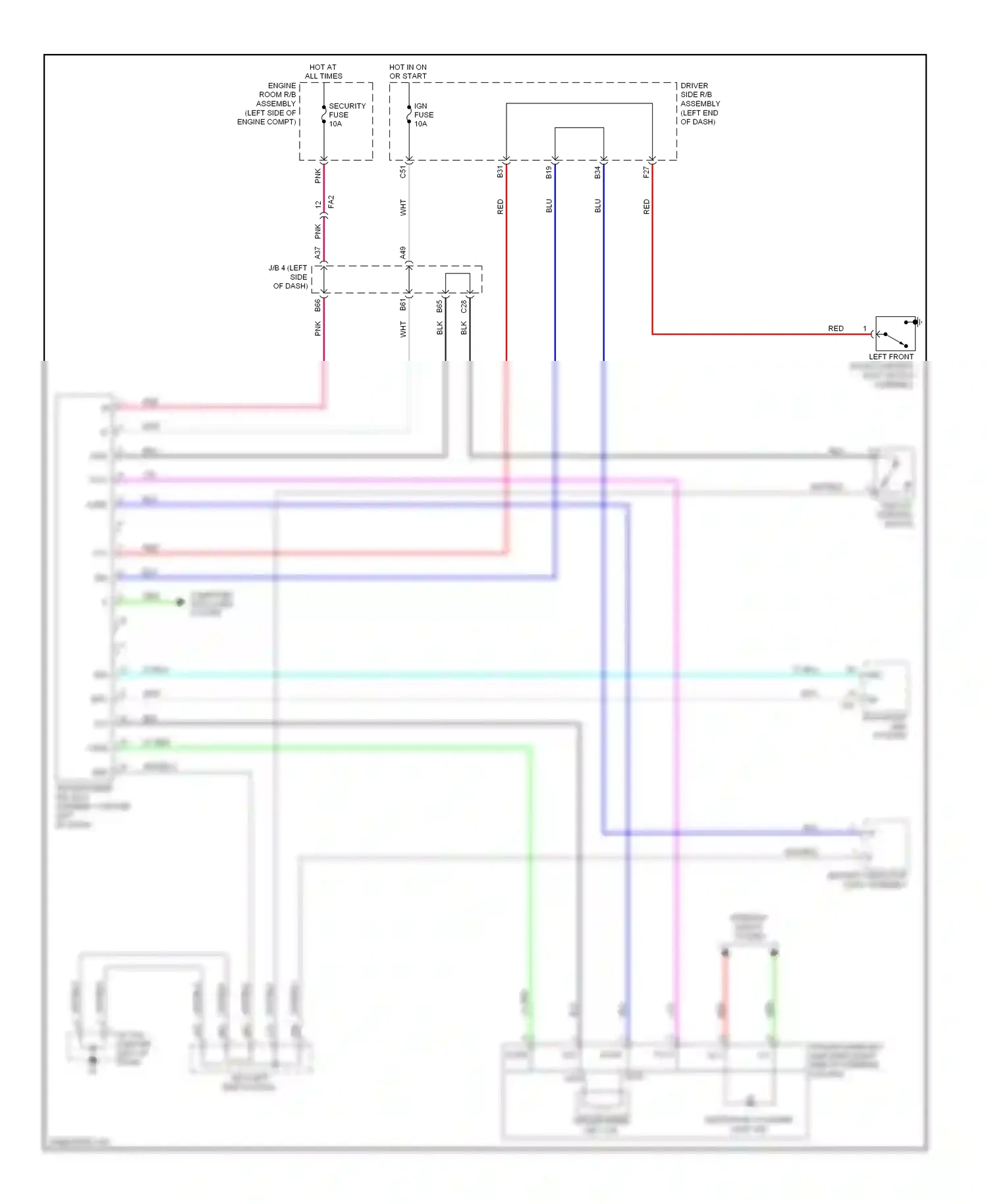 Toyota 4Runner V (2009-2013) code wiring diagram  (1 of 1)