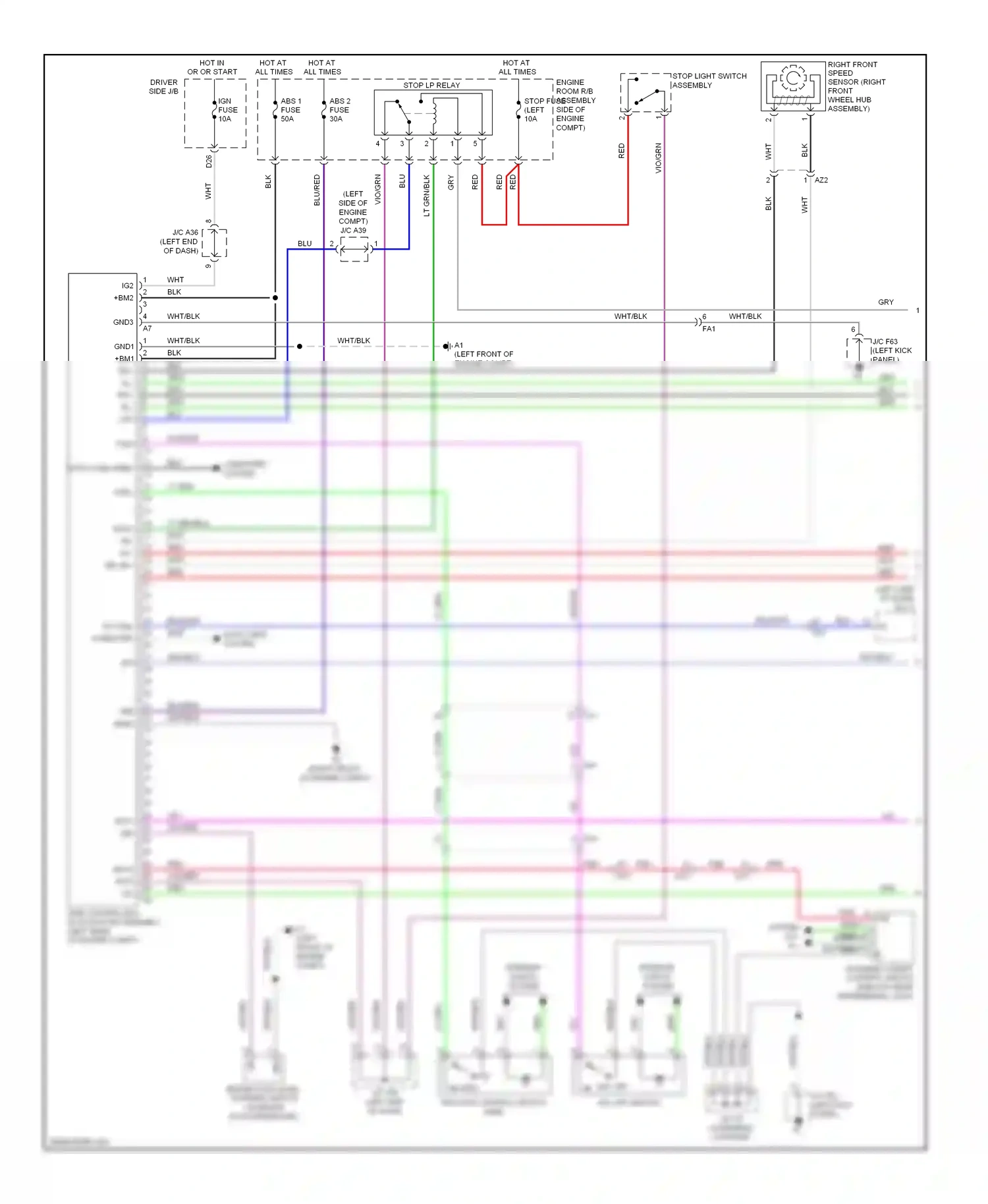 Toyota 4Runner V (2009-2013) computer data canh lines system wiring diagram  (1 of 1)