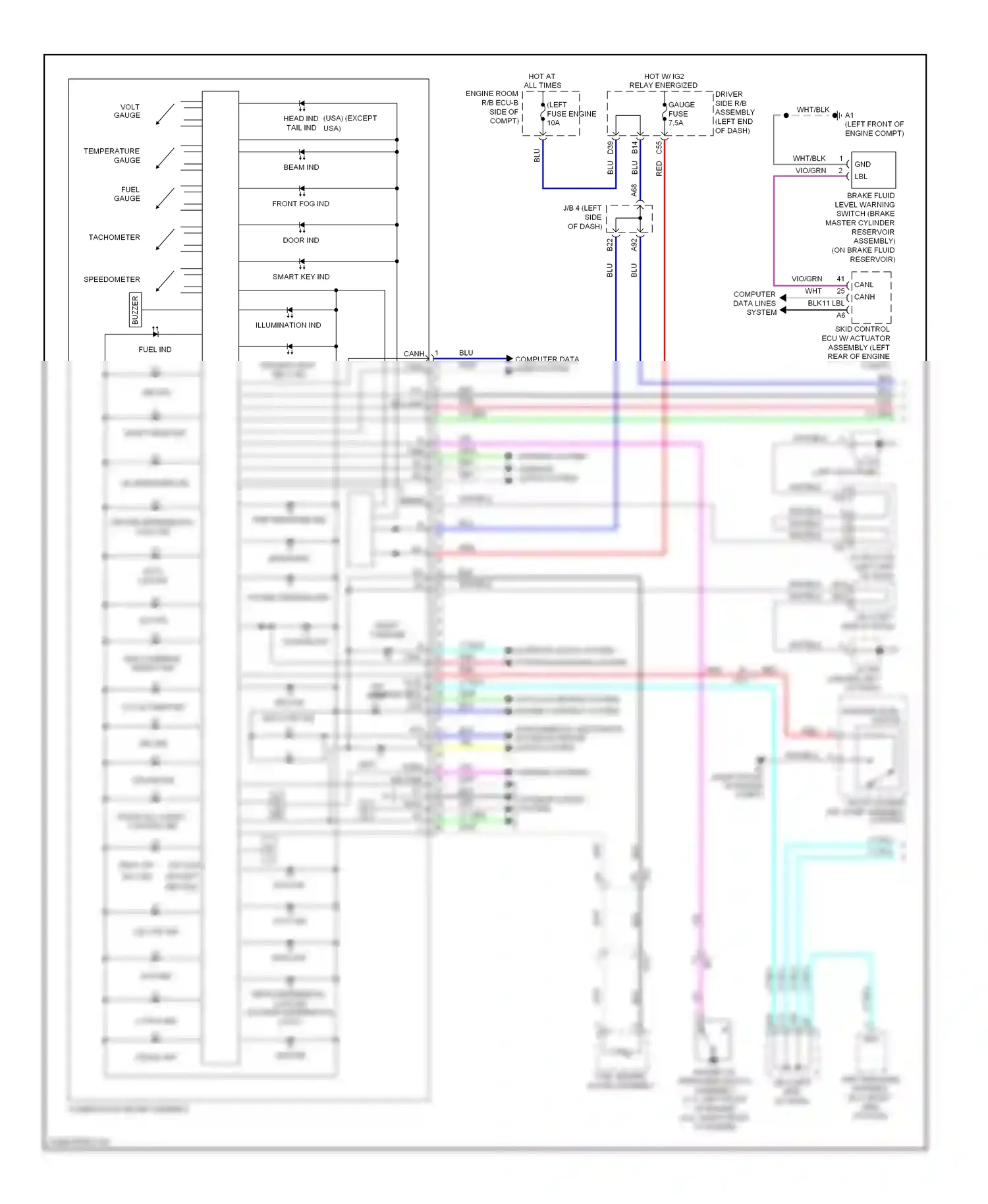 Toyota 4Runner V (2009-2013) computer data lines system wiring diagram  (16 of 51)