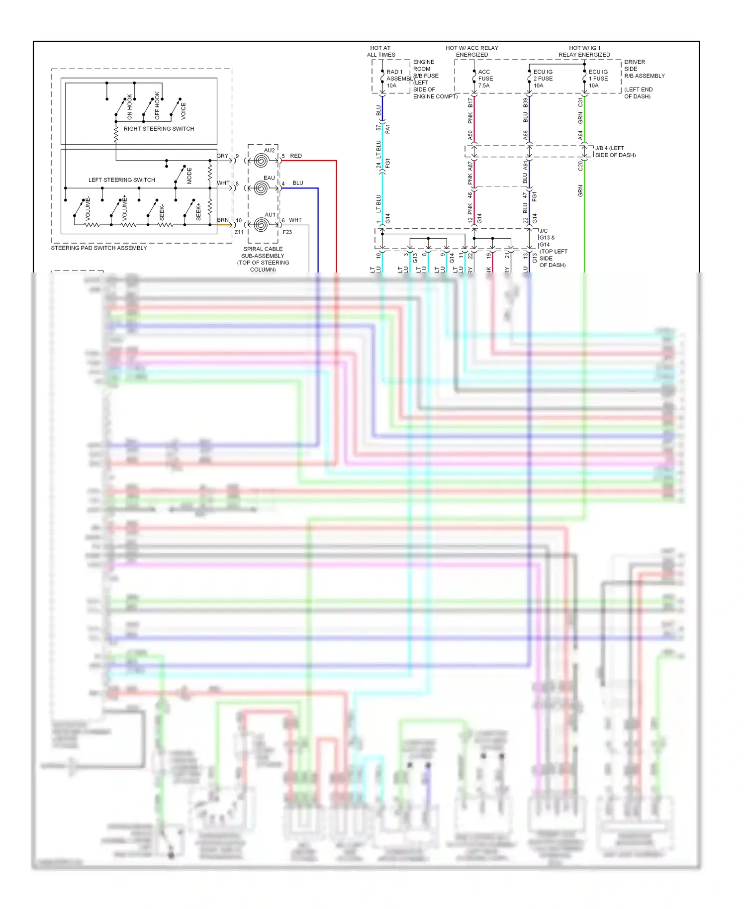 Toyota 4Runner V (2009-2013) computer data lines system wiring diagram  (26 of 51)