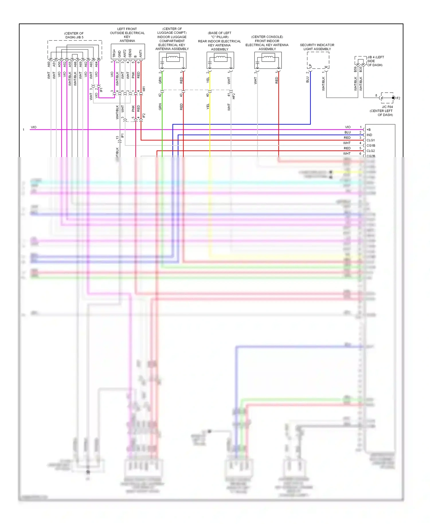 Toyota 4Runner V (2009-2013) data wiring diagram  (1 of 2)