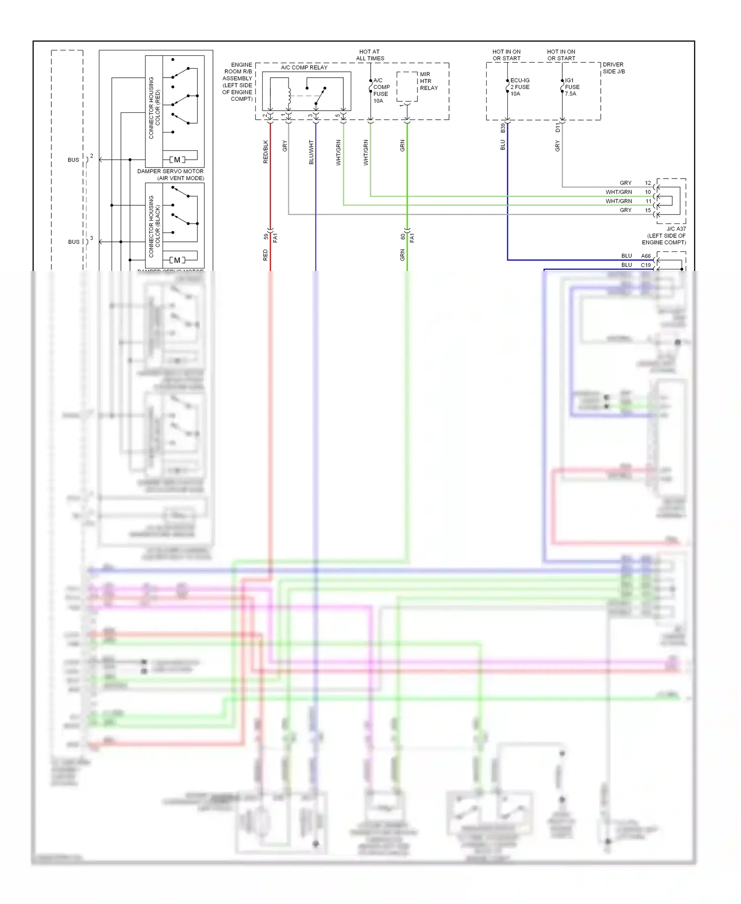 Toyota 4Runner V (2009-2013) sensor lock wiring diagram  (1 of 2)