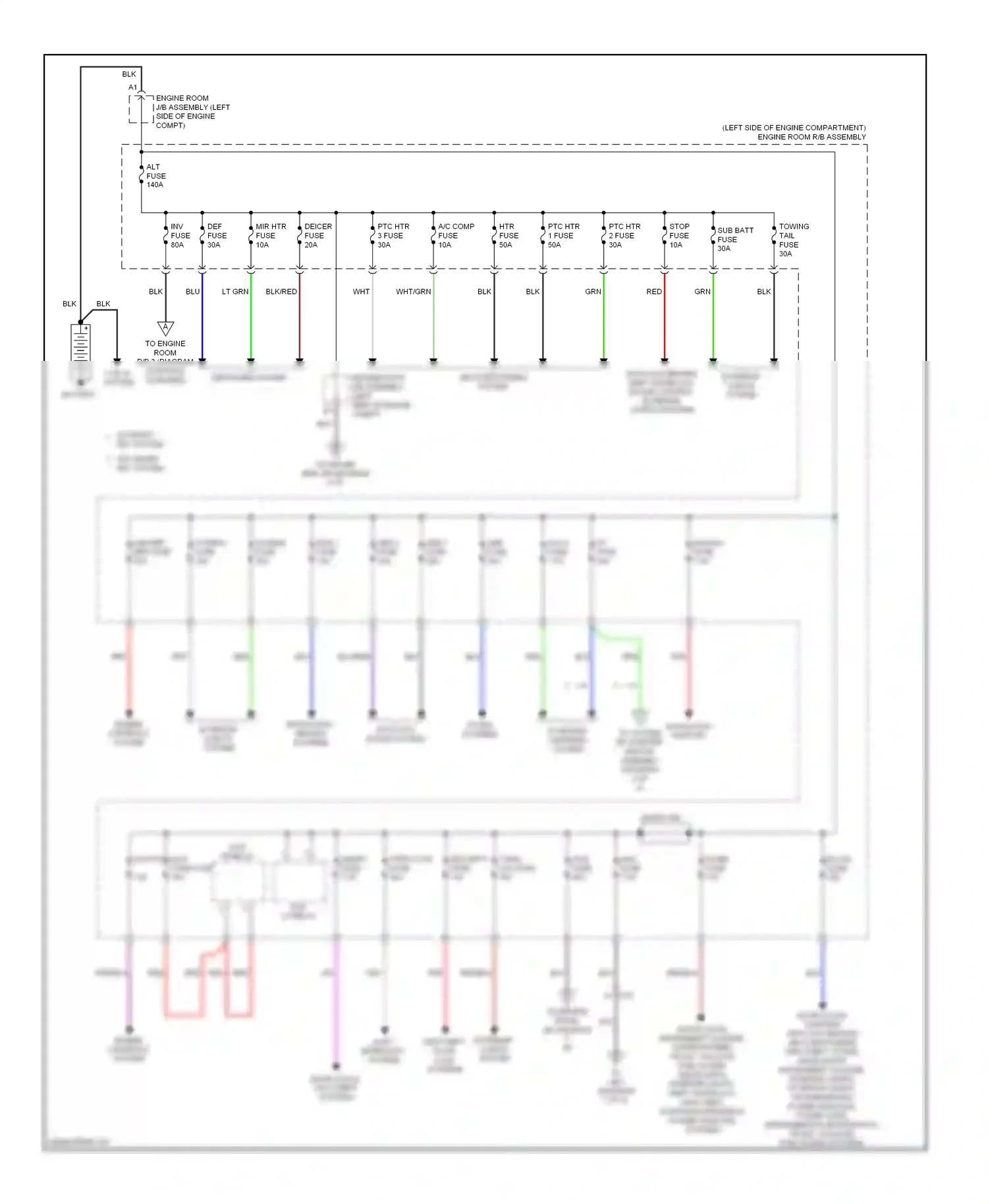Toyota 4Runner V (2009-2013) shift interlock system wiring diagram  (2 of 3)