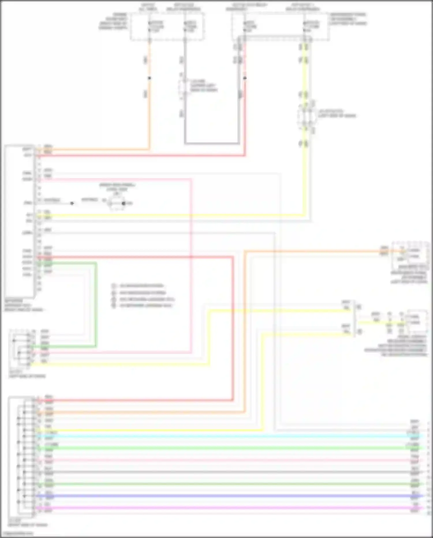 Aqua Toyota I facelift 2 (2017-2021): Computer data lines circuit (1 of 2)