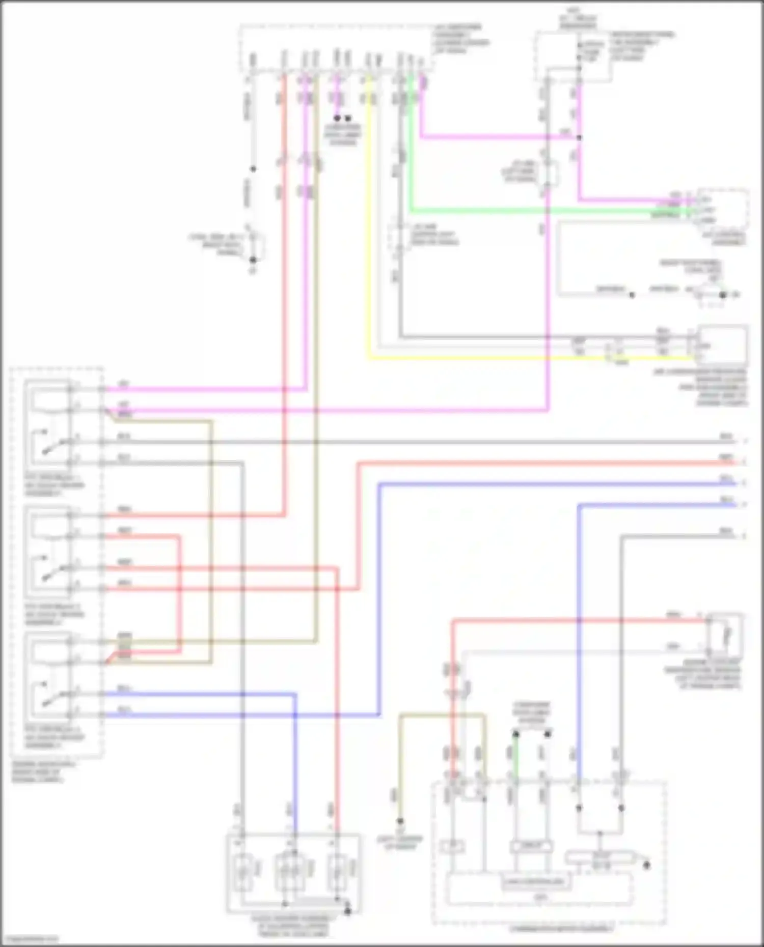 Aqua Toyota I facelift 2 (2017-2021): Cooling fan circuit (1 of 2)