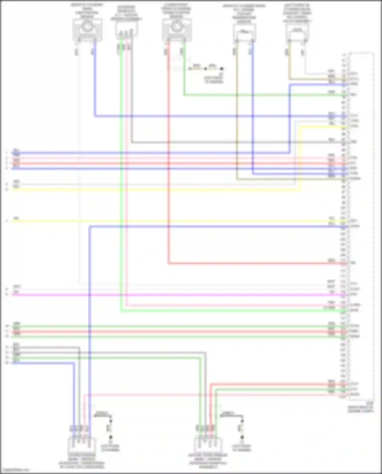 Aqua Toyota I facelift 2 (2017-2021): Wiring diagram engine performance 1.5l hybrid, engine controls circuit (6 of 6)