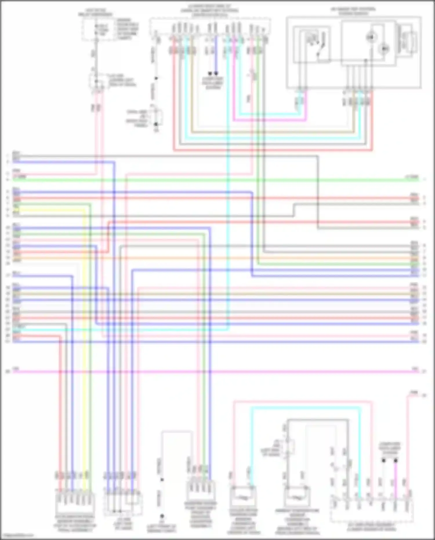 Aqua Toyota I facelift 2 (2017-2021): Wiring diagram engine performance 1.5l hybrid, hybrid system circuit (2 of 6)