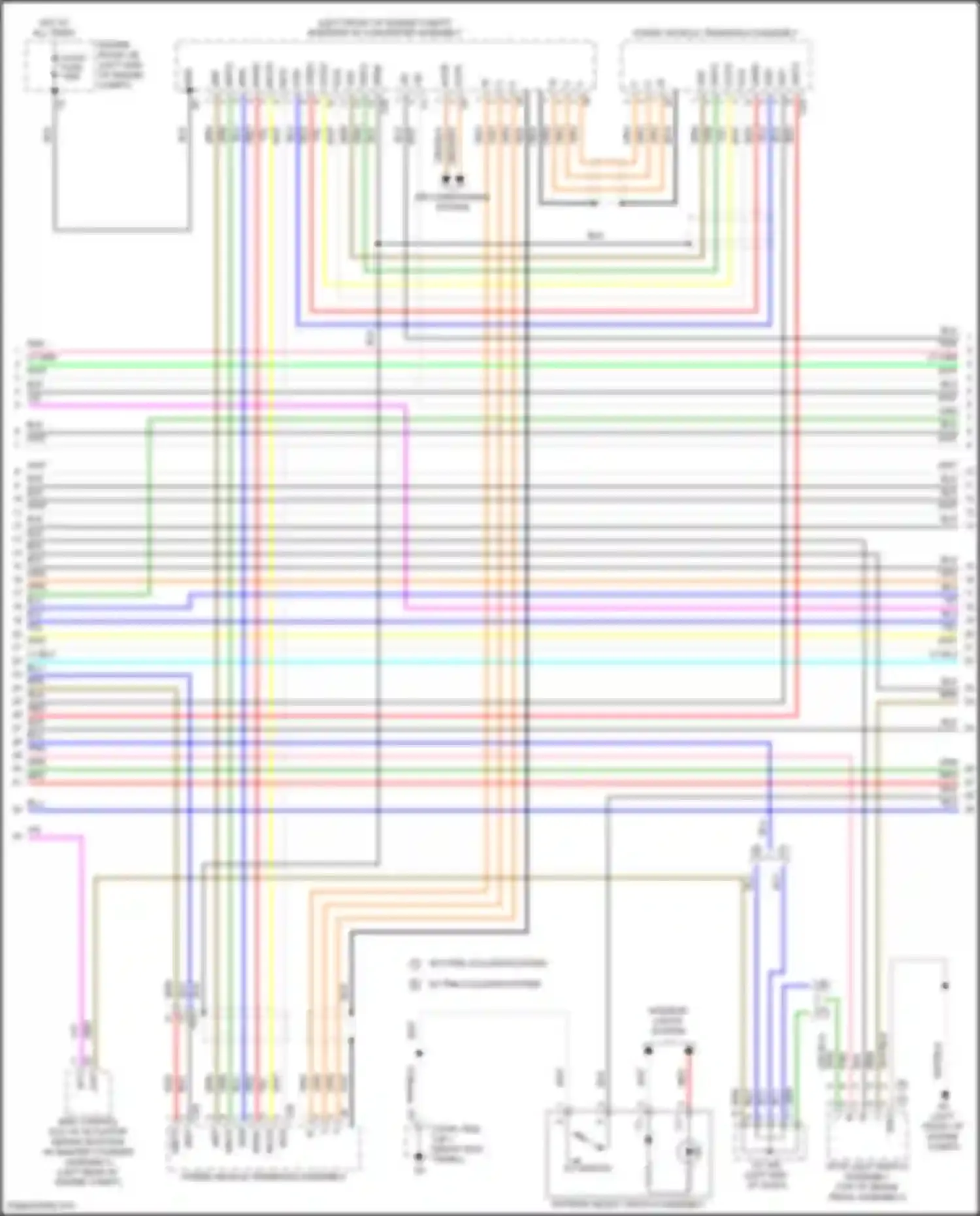 Aqua Toyota I facelift 2 (2017-2021): Wiring diagram engine performance 1.5l hybrid, hybrid system circuit (4 of 6)