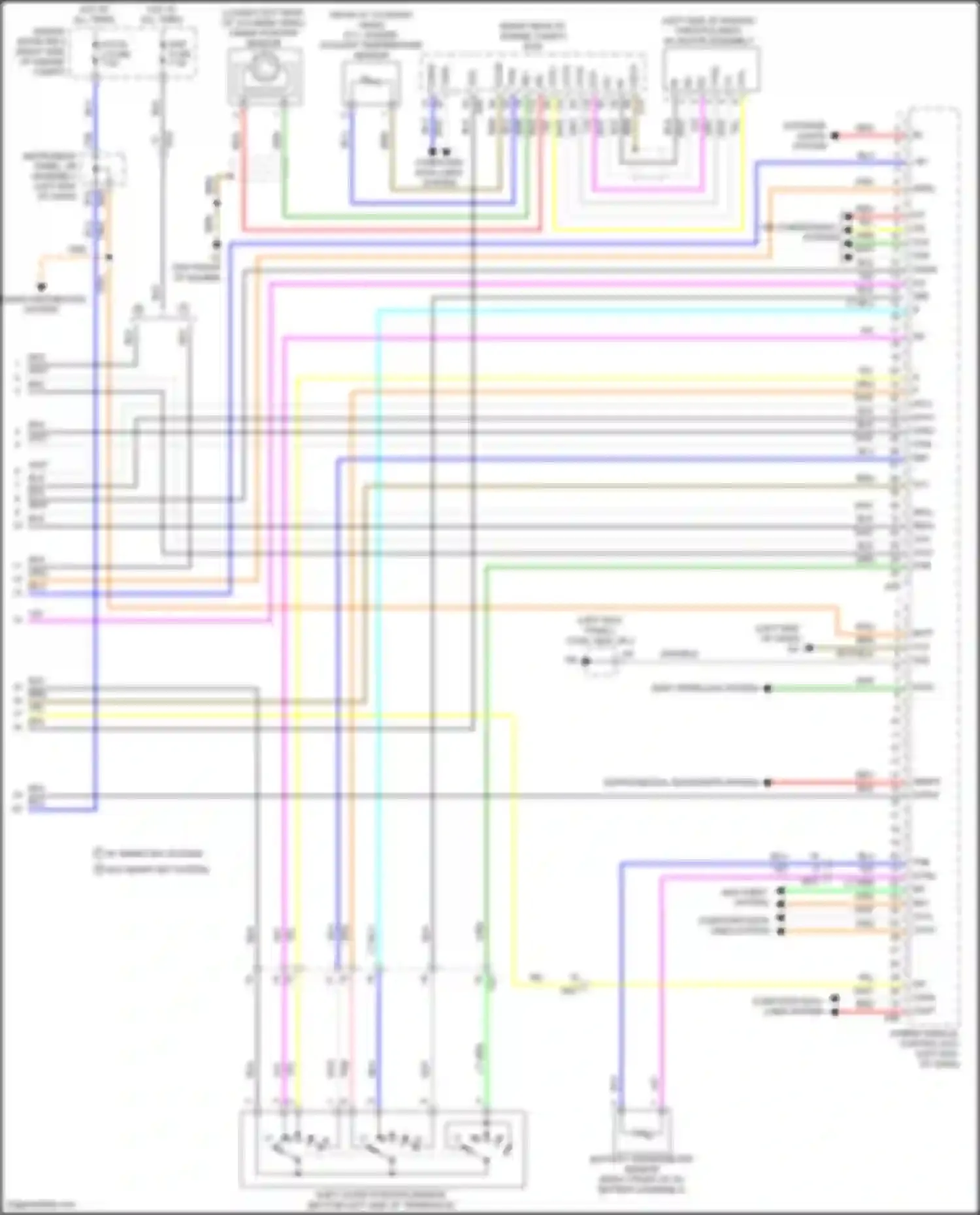 Aqua Toyota I facelift 2 (2017-2021): Wiring diagram engine performance 1.5l hybrid, hybrid system circuit (6 of 6)