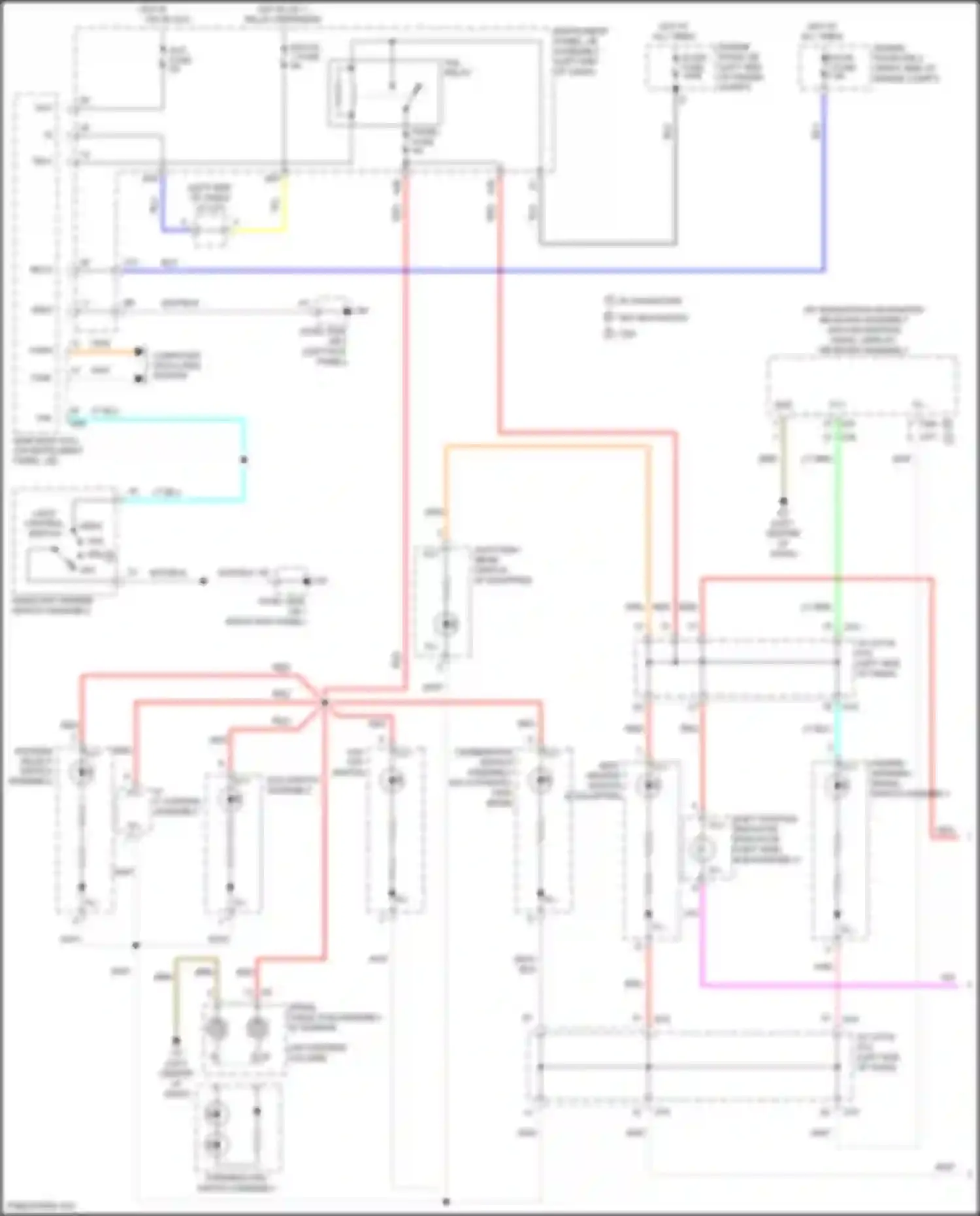 Aqua Toyota I facelift 2 (2017-2021): Instrument illumination circuit (1 of 2)
