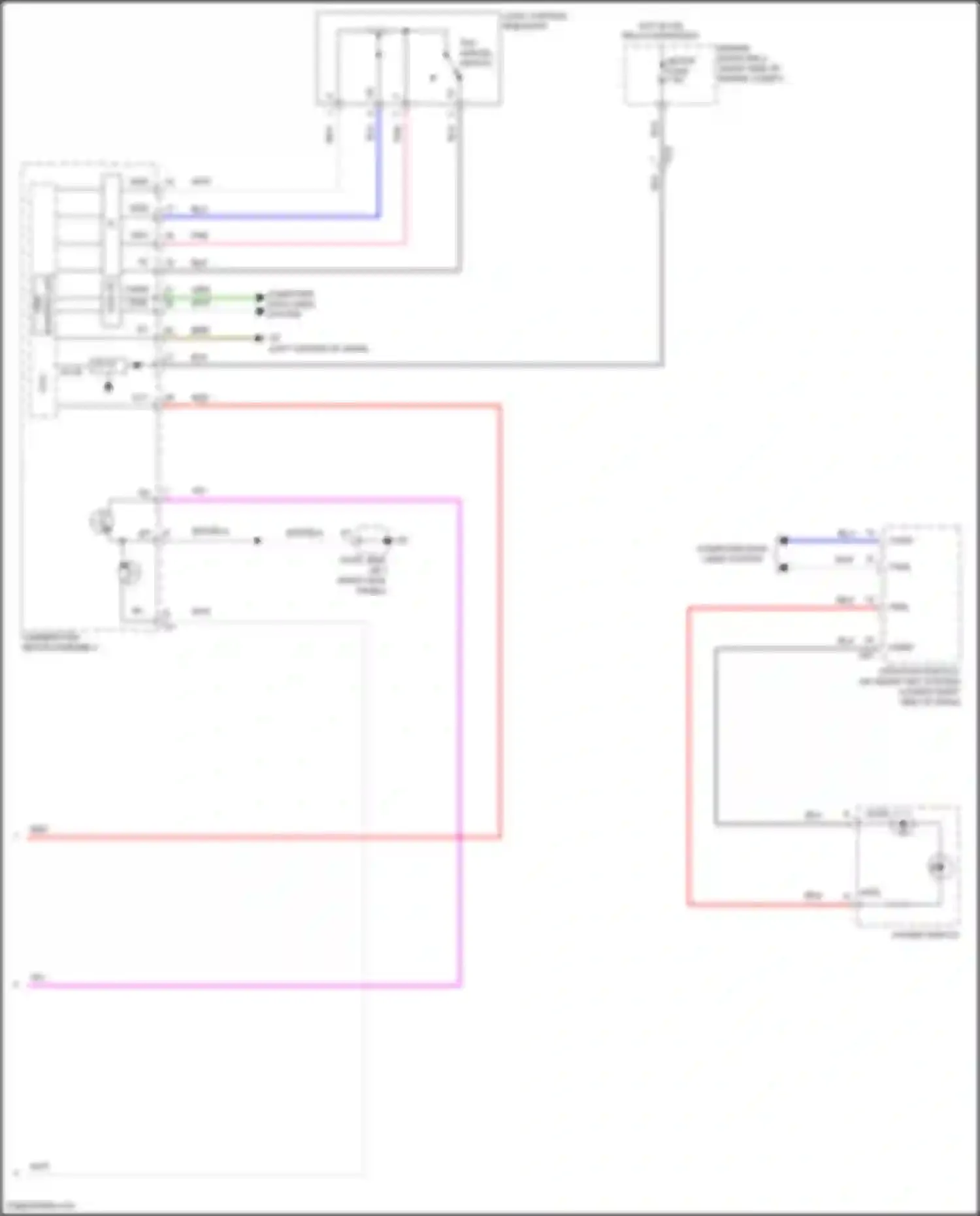 Aqua Toyota I facelift 2 (2017-2021): Instrument illumination circuit (2 of 2)