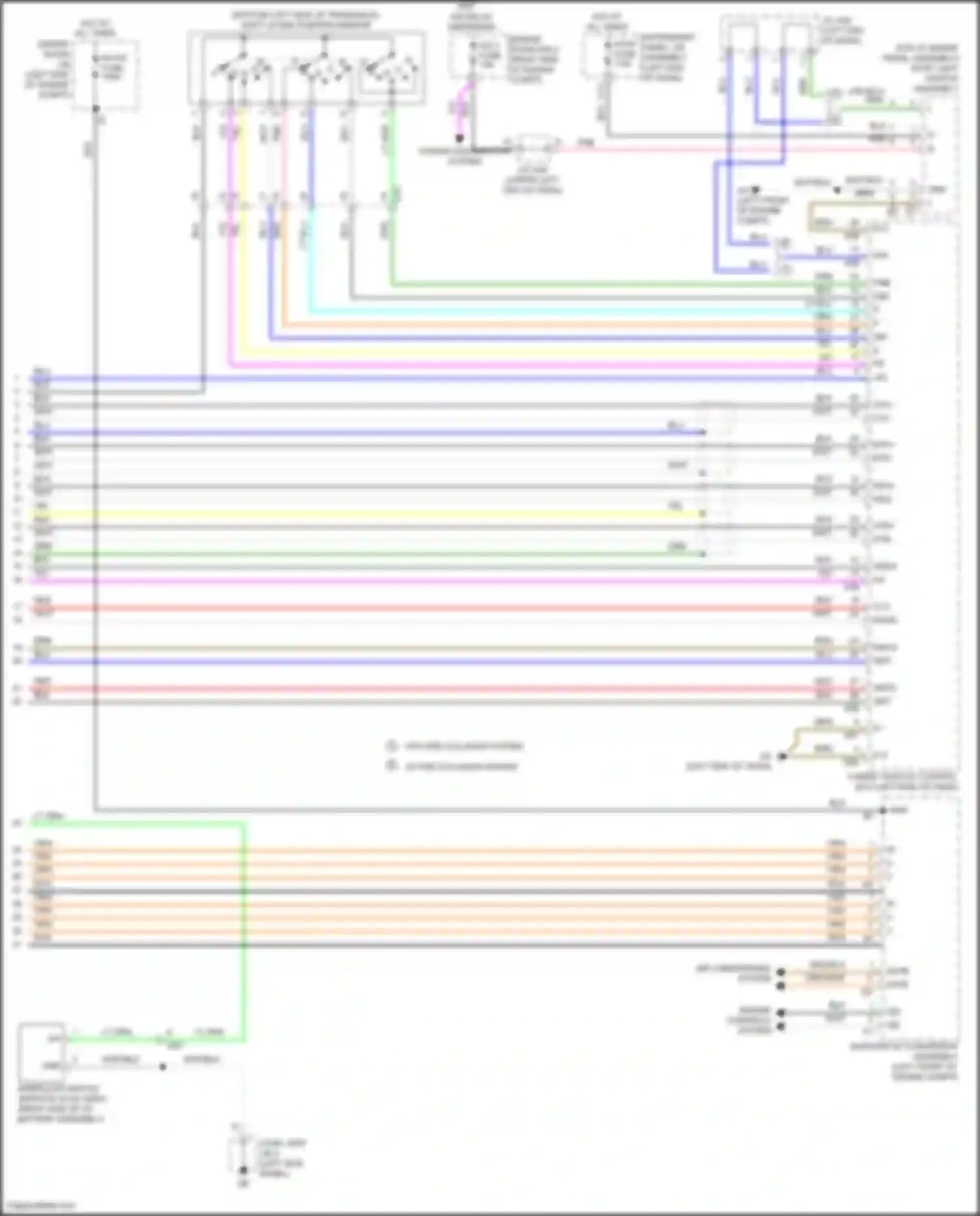 Aqua Toyota I facelift 2 (2017-2021): Transmission circuit (2 of 2)