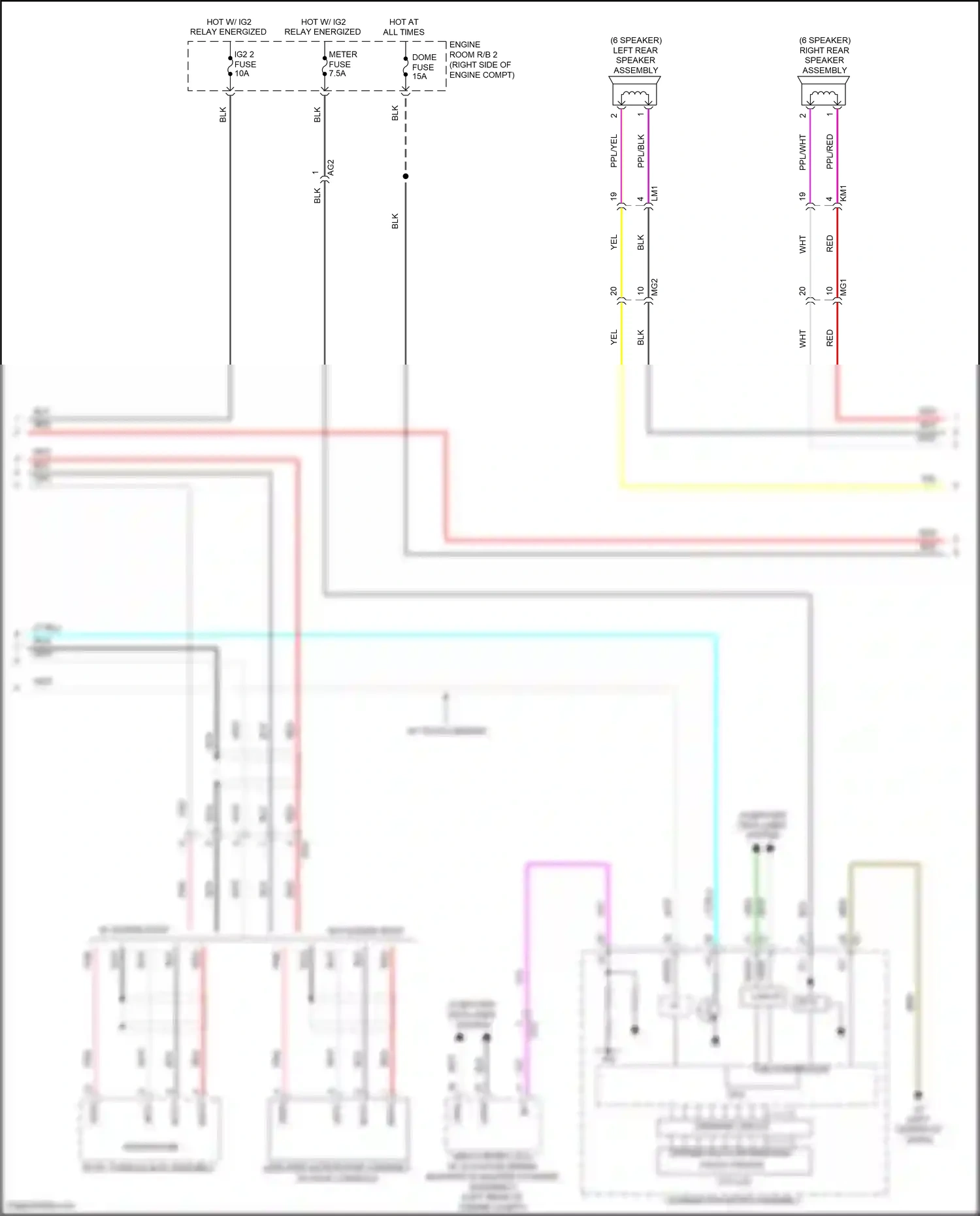 Toyota Aqua I facelift 2 (2017-2021) computer data lines system wiring diagram  (24 of 55)
