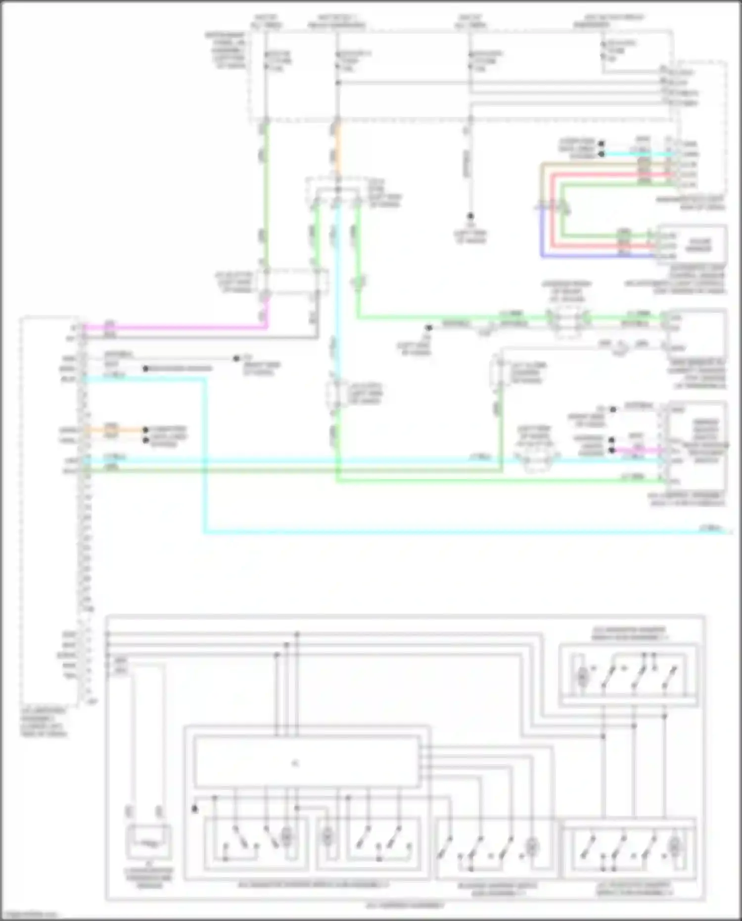 Aqua Toyota II (2021-2024): Automatic a/c circuit (1 of 3)