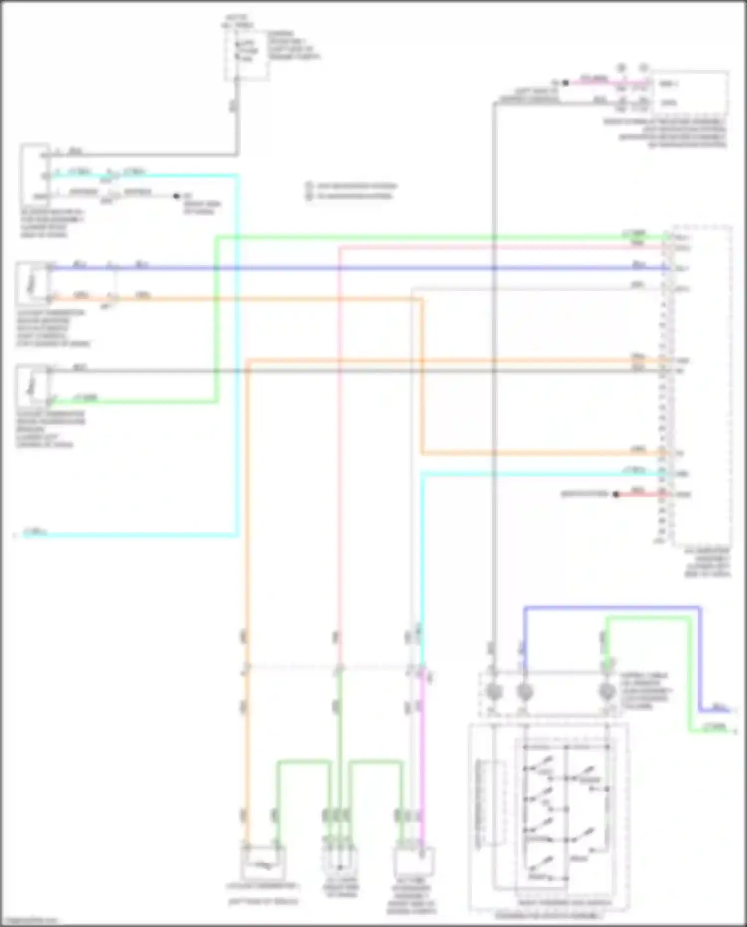 Aqua Toyota II (2021-2024): Automatic a/c circuit (2 of 3)