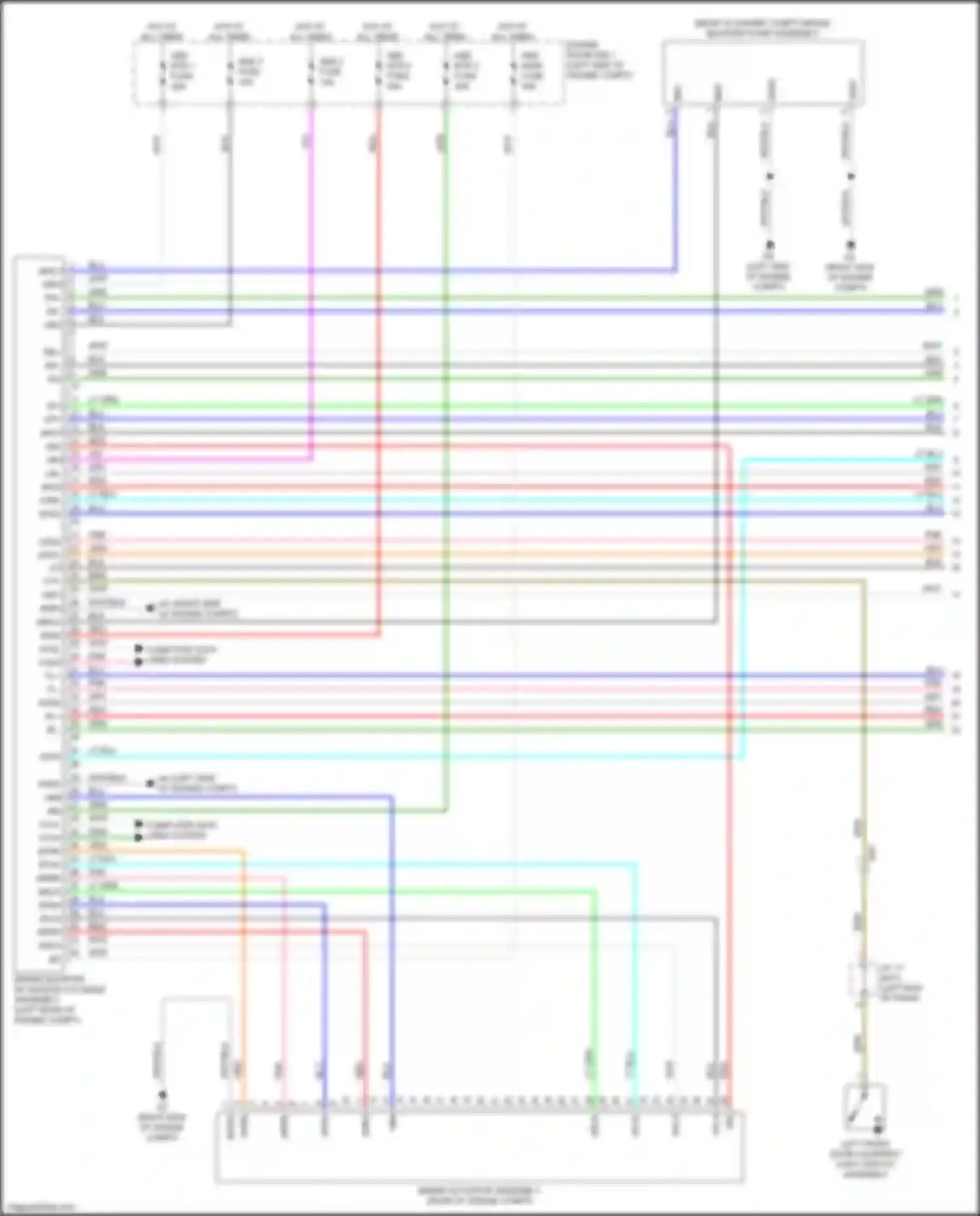 Aqua Toyota II (2021-2024): Anti-lock brakes circuit (1 of 3)