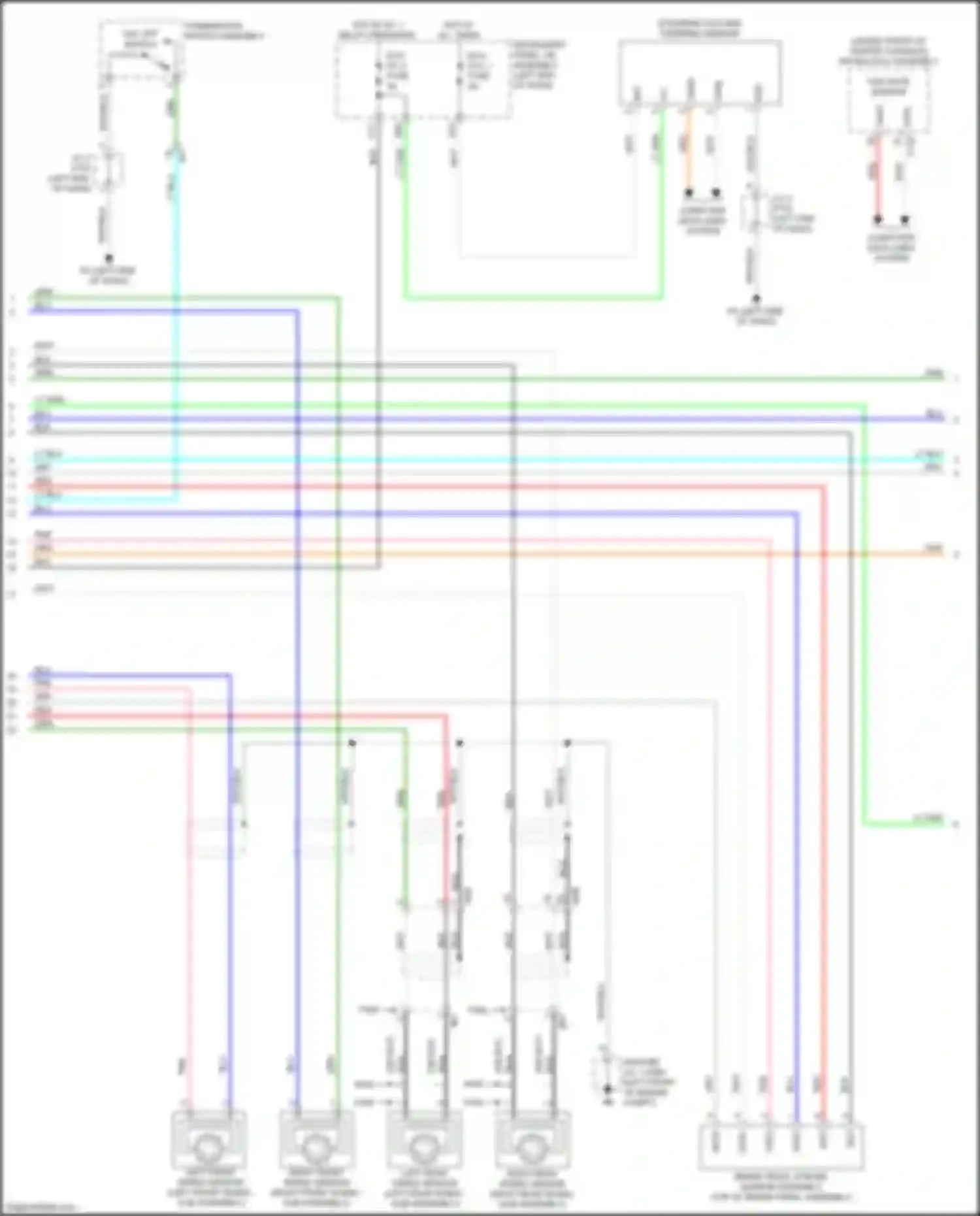 Aqua Toyota II (2021-2024): Anti-lock brakes circuit (2 of 3)
