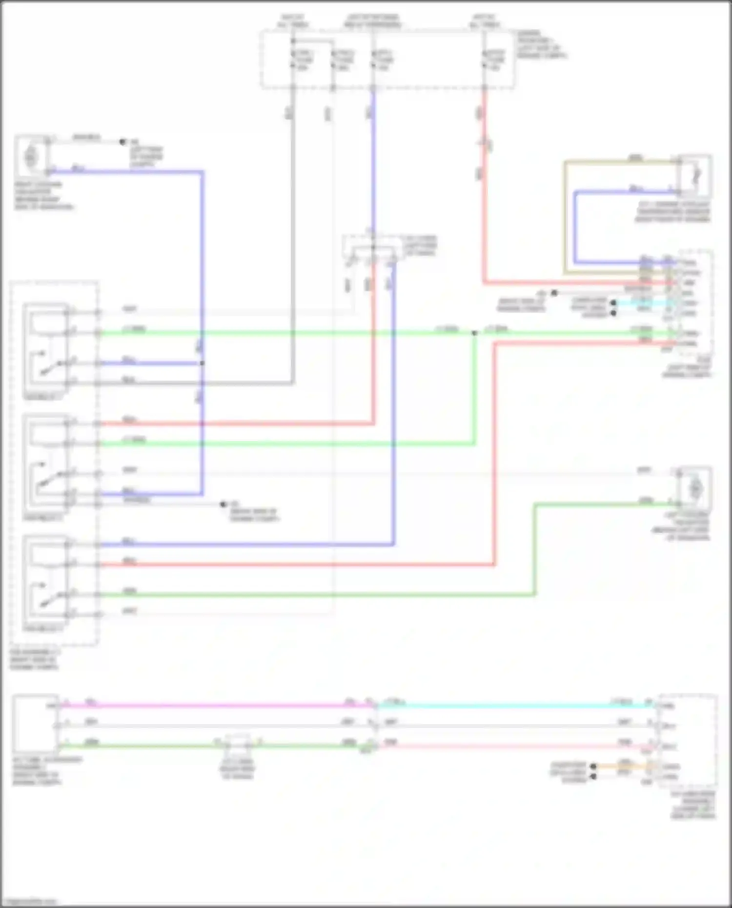 Aqua Toyota II (2021-2024): Cooling fan circuit