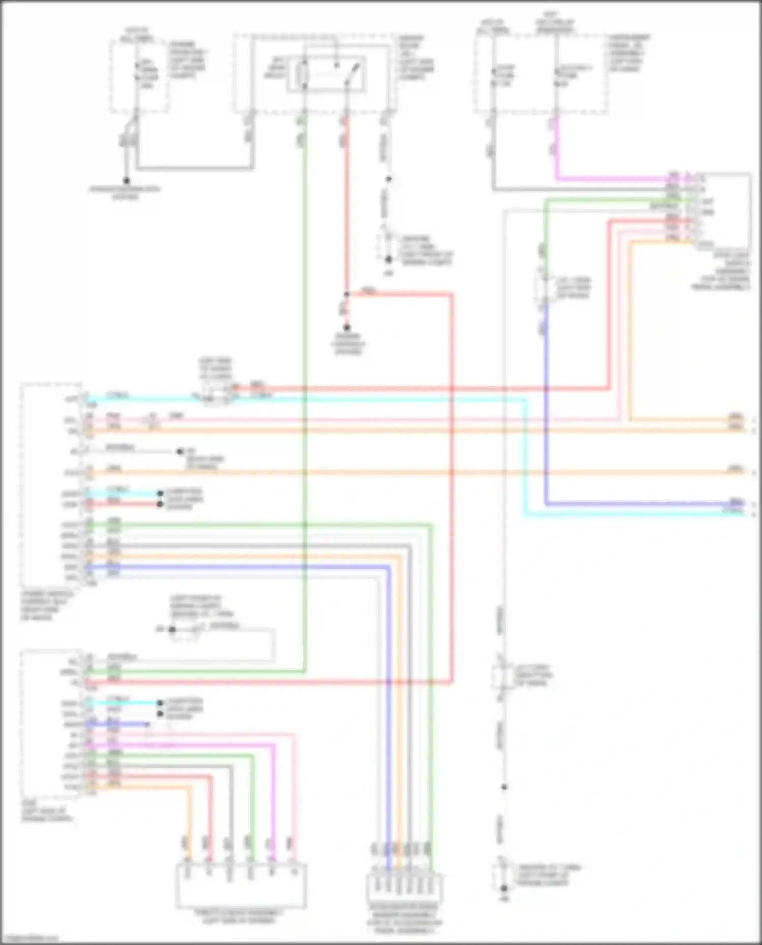 Aqua Toyota II (2021-2024): Cruise control circuit (1 of 2)