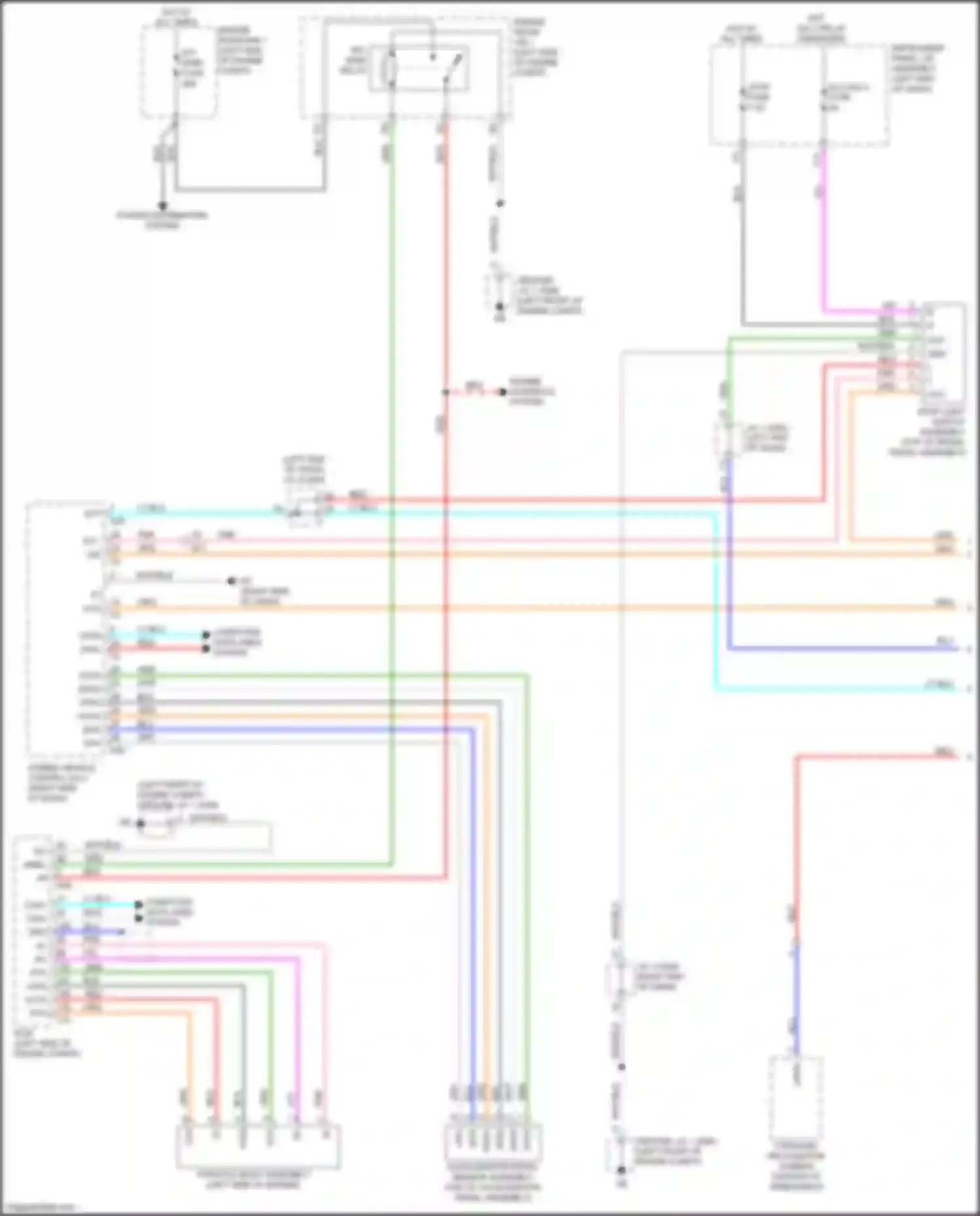 Aqua Toyota II (2021-2024): Dynamic laser cruise control circuit (1 of 2)