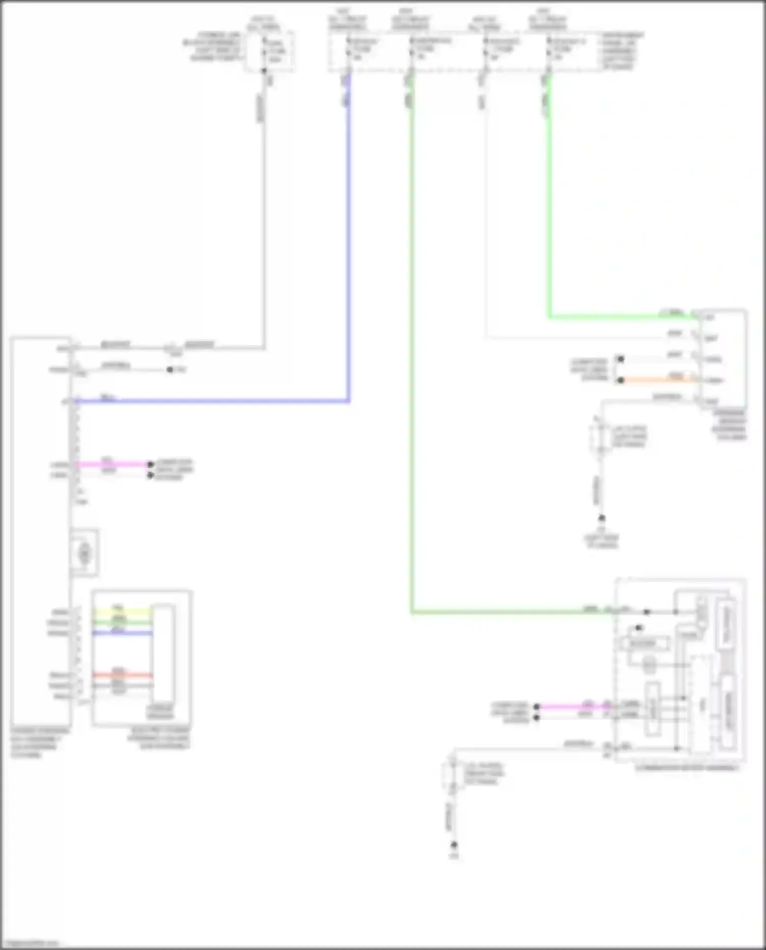 Aqua Toyota II (2021-2024): Electronic power steering circuit
