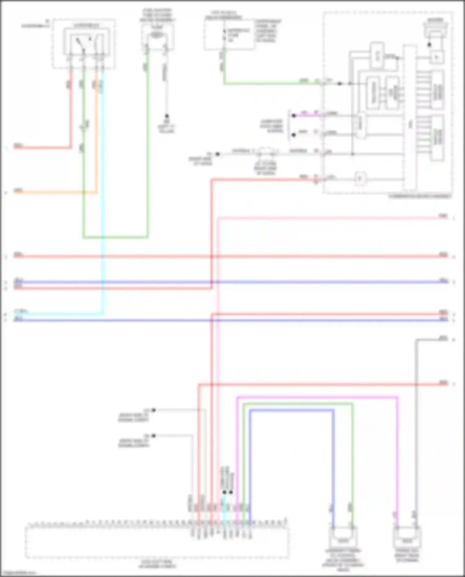 Aqua Toyota II (2021-2024): Wiring diagram engine performance 1.8l hybrid, engine controls circuit (2 of 6)