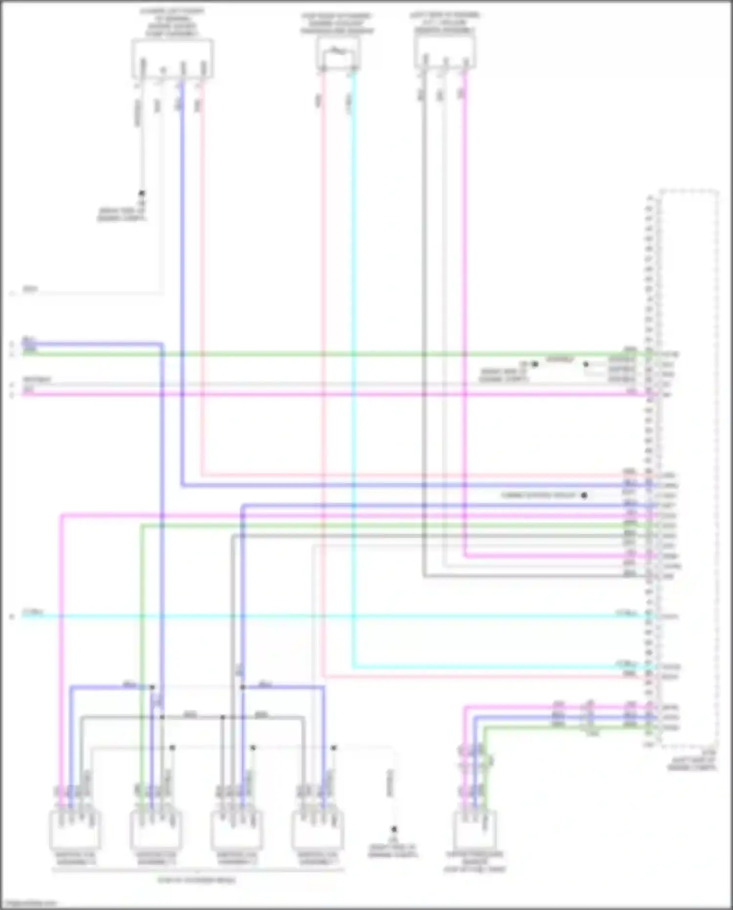 Aqua Toyota II (2021-2024): Wiring diagram engine performance 1.8l hybrid, engine controls circuit (6 of 6)
