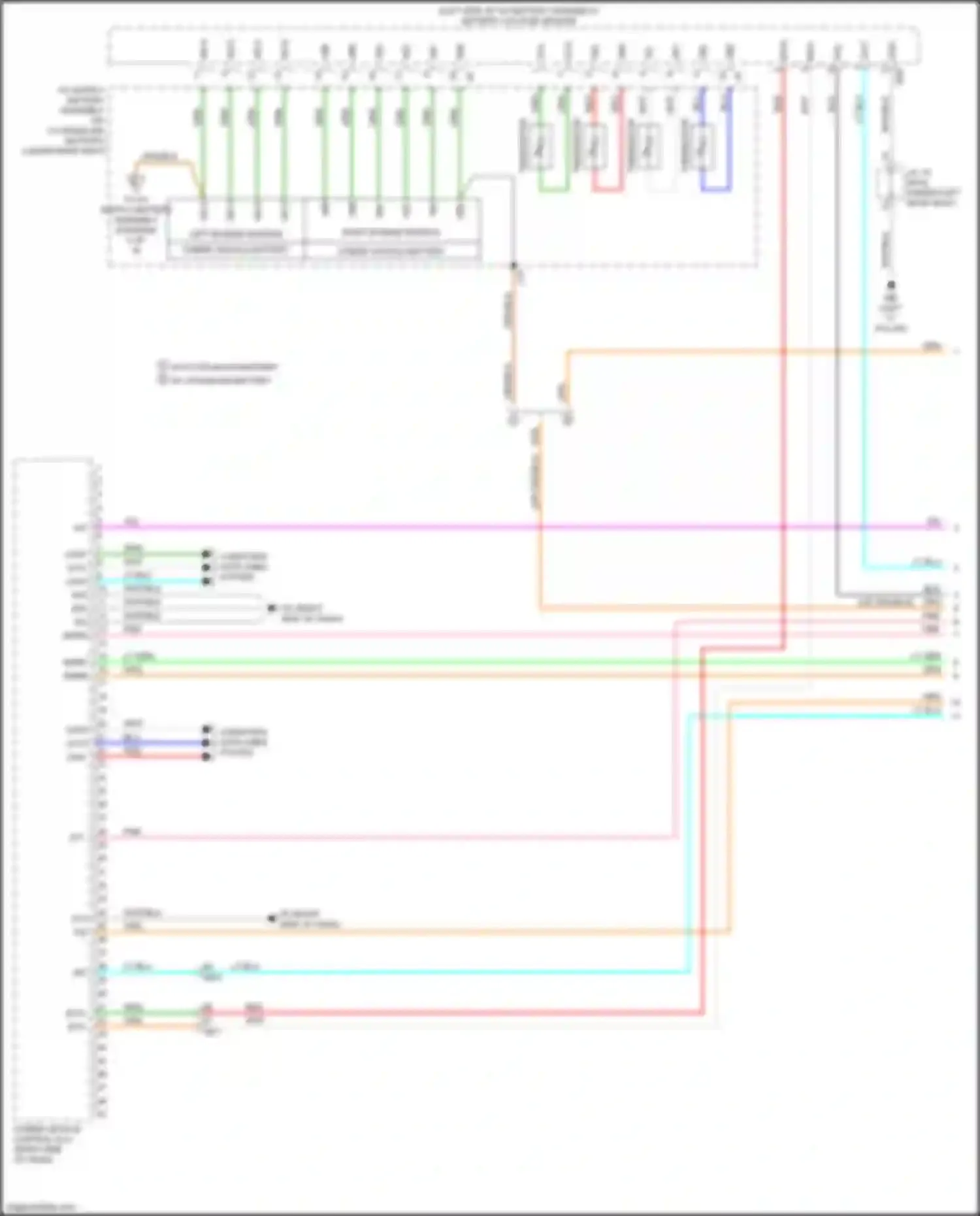 Aqua Toyota II (2021-2024): Wiring diagram engine performance 1.8l hybrid, hybrid system circuit (1 of 8)