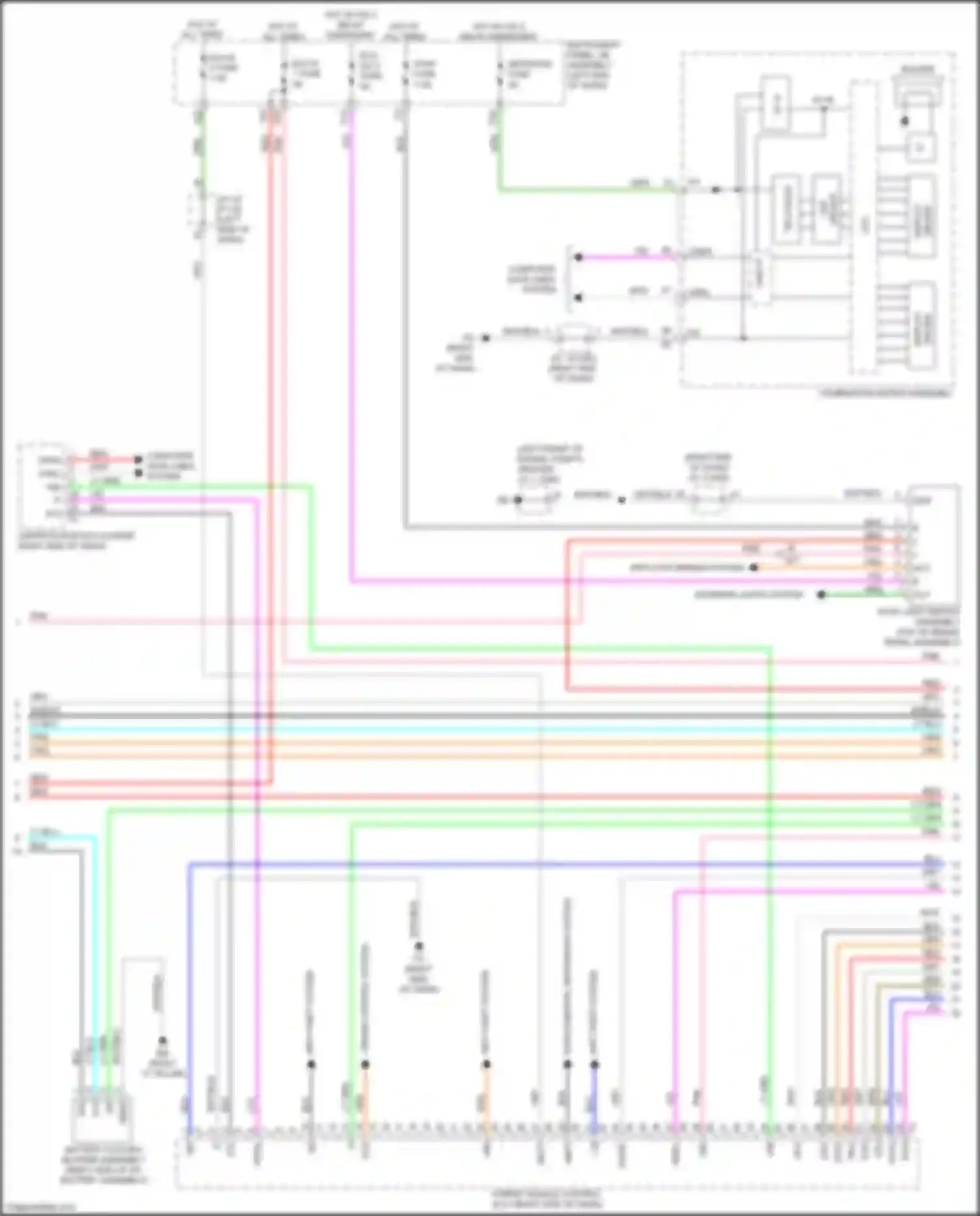 Aqua Toyota II (2021-2024): Wiring diagram engine performance 1.8l hybrid, hybrid system circuit (4 of 8)