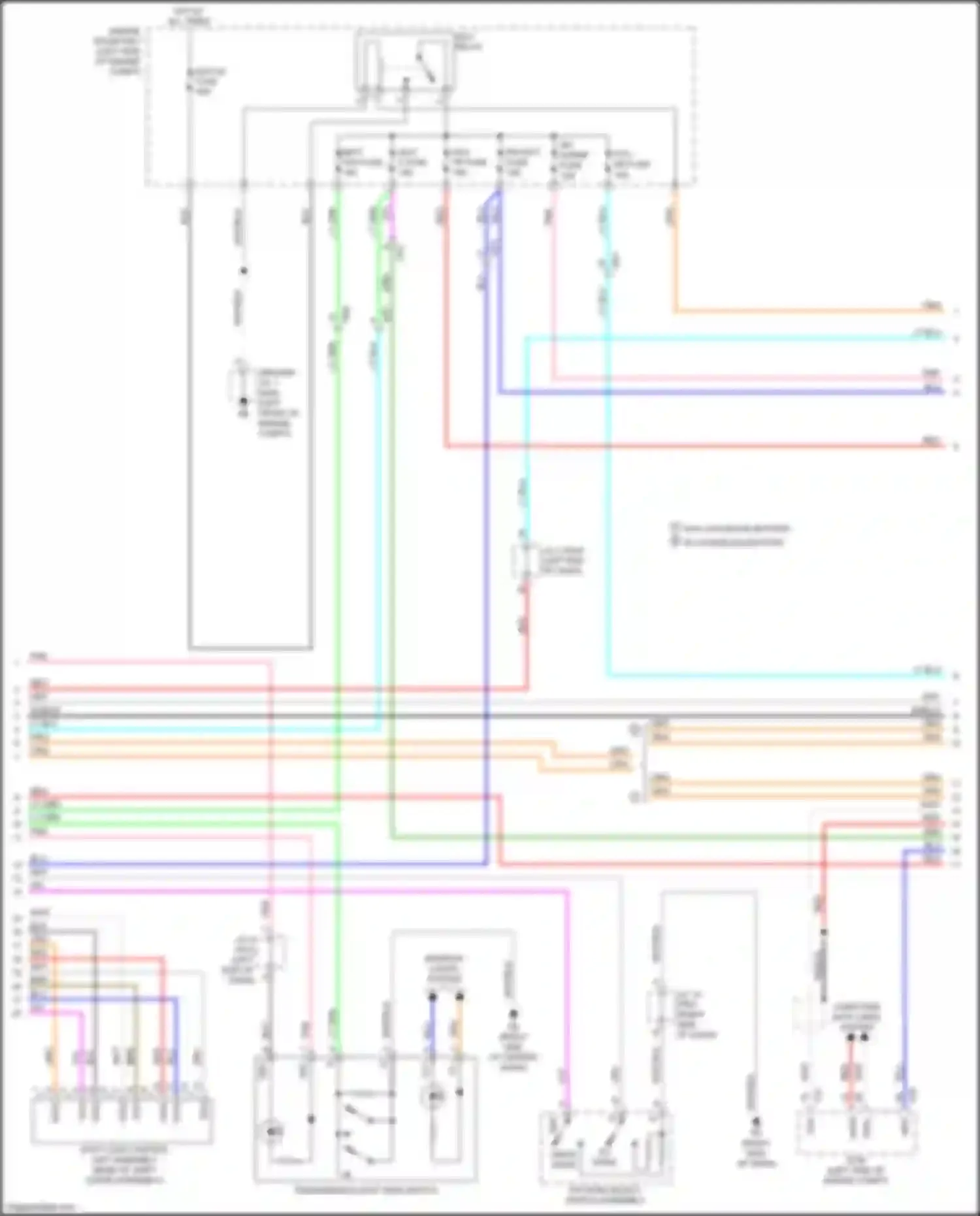Aqua Toyota II (2021-2024): Wiring diagram engine performance 1.8l hybrid, hybrid system circuit (5 of 8)