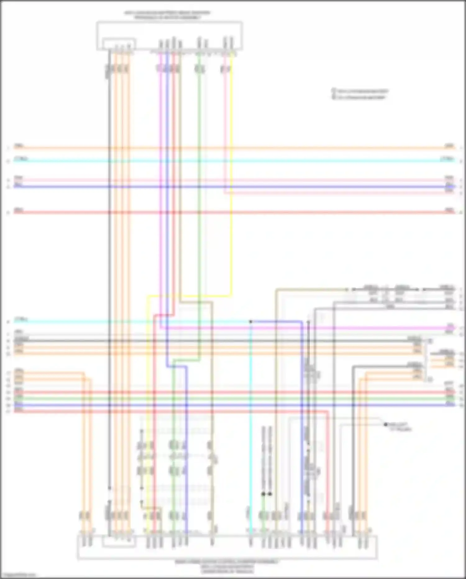 Aqua Toyota II (2021-2024): Wiring diagram engine performance 1.8l hybrid, hybrid system circuit (6 of 8)