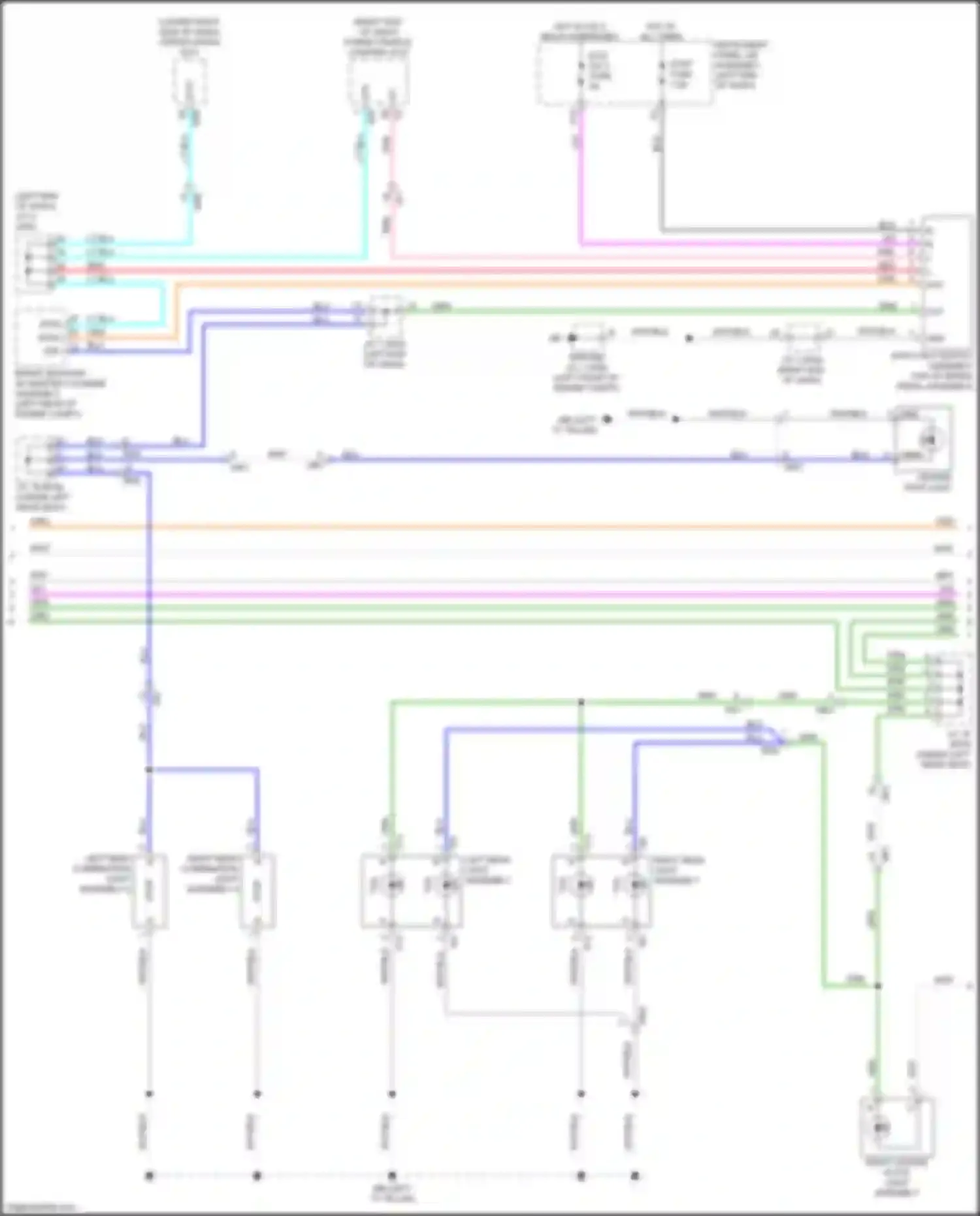 Aqua Toyota II (2021-2024): Exterior lamps circuit (2 of 3)