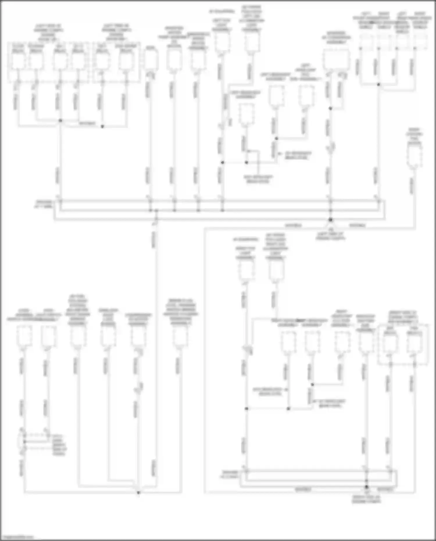 Aqua Toyota II (2021-2024): Ground distribution circuit (1 of 5)