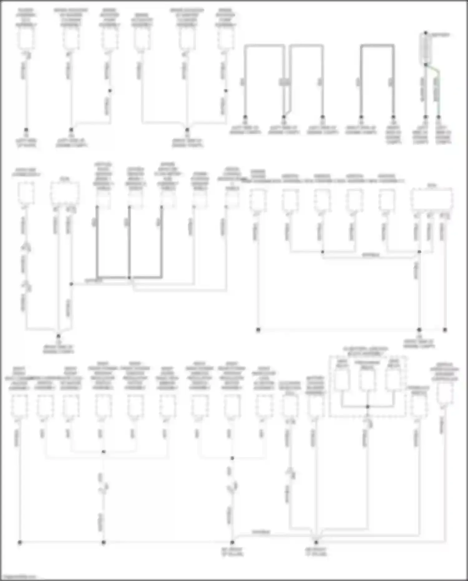 Aqua Toyota II (2021-2024): Ground distribution circuit (2 of 5)