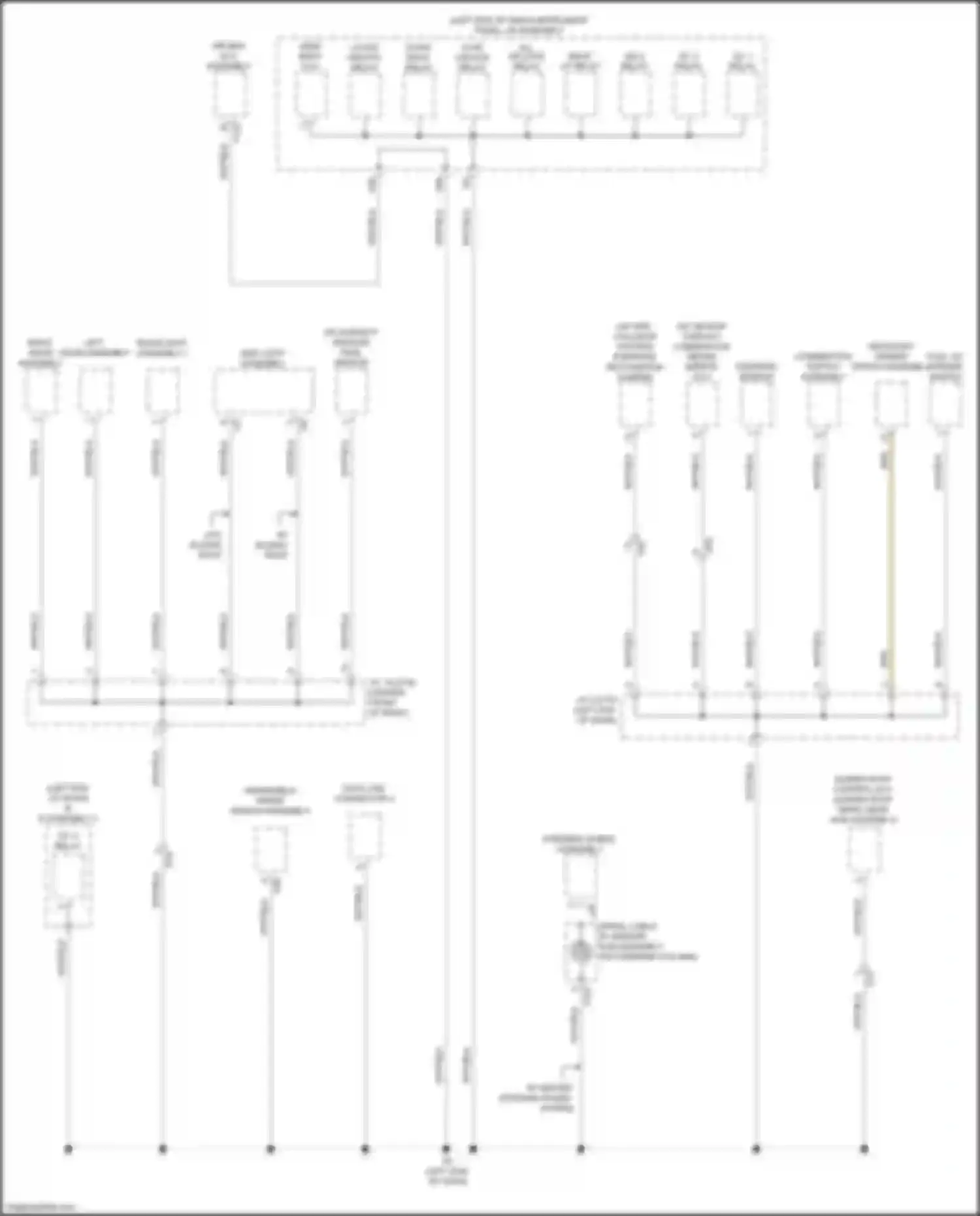 Aqua Toyota II (2021-2024): Ground distribution circuit (4 of 5)
