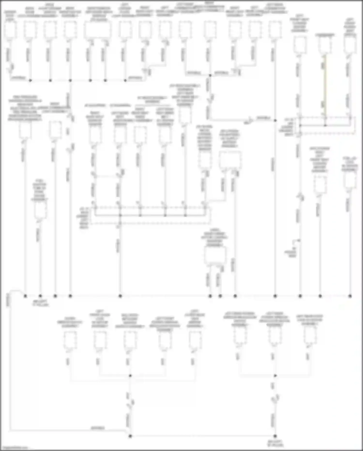 Aqua Toyota II (2021-2024): Ground distribution circuit (5 of 5)