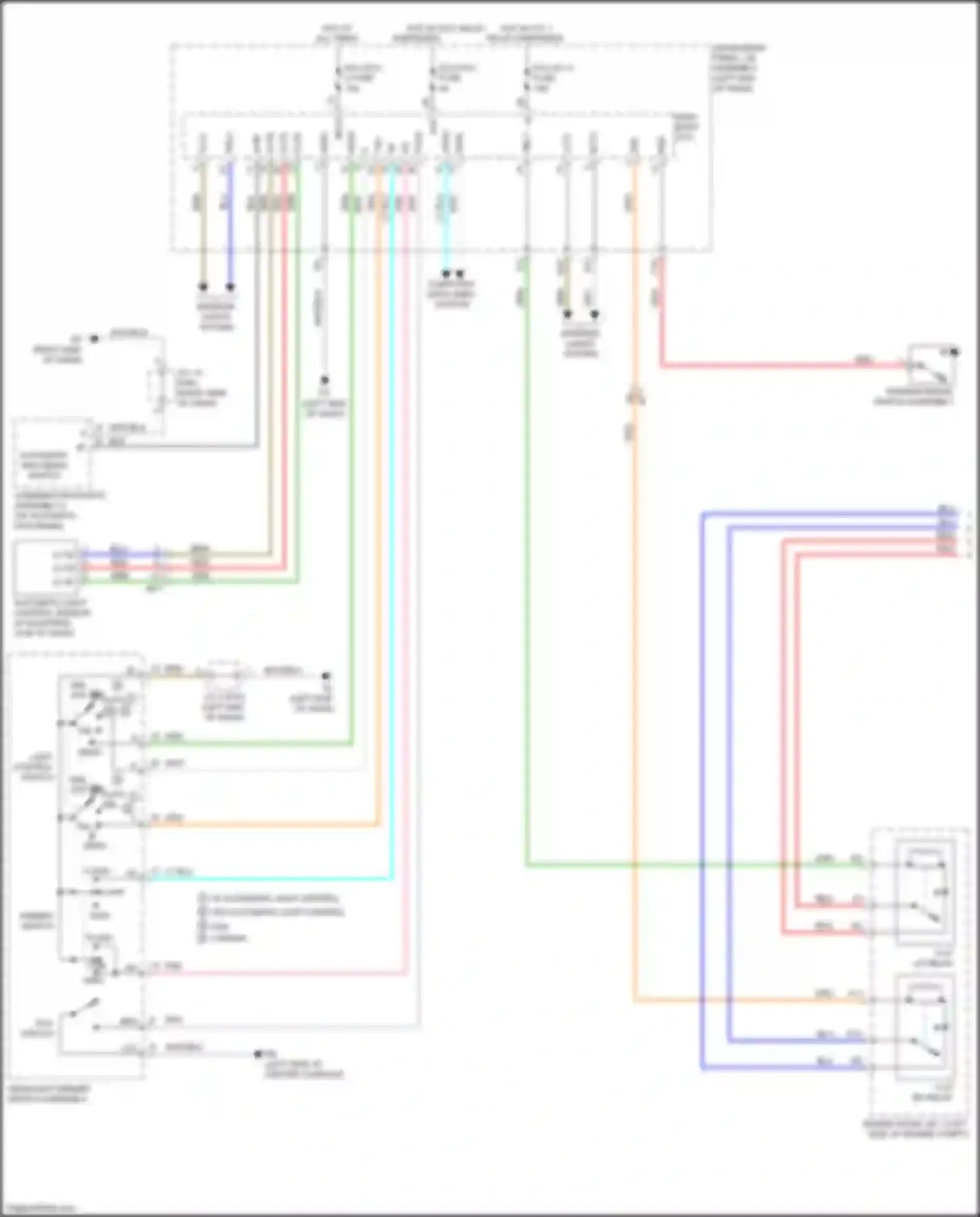 Aqua Toyota II (2021-2024): Headlights circuit, w/ headlight beam level (1 of 3)