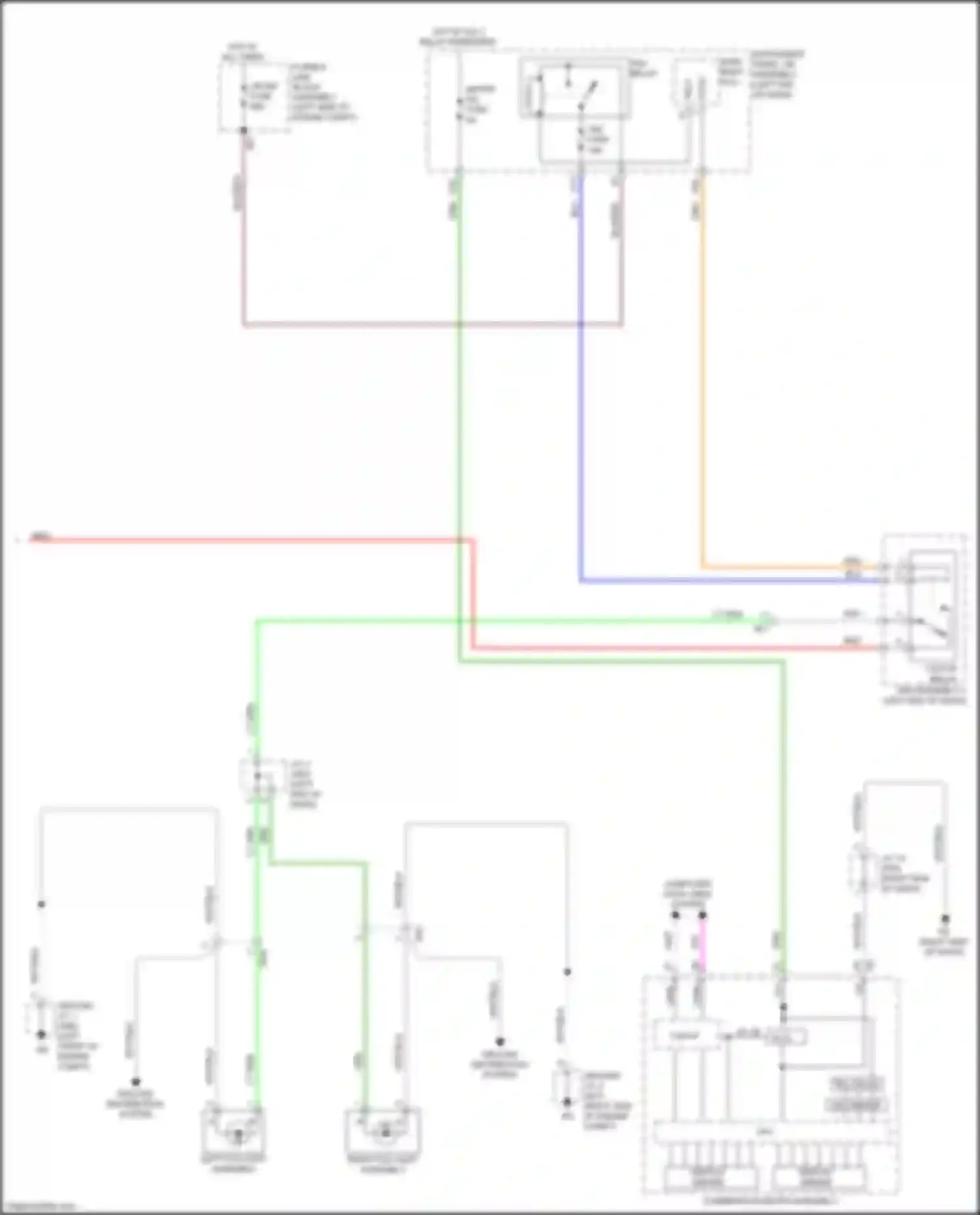 Aqua Toyota II (2021-2024): Headlights circuit, w/ headlight beam level (3 of 3)